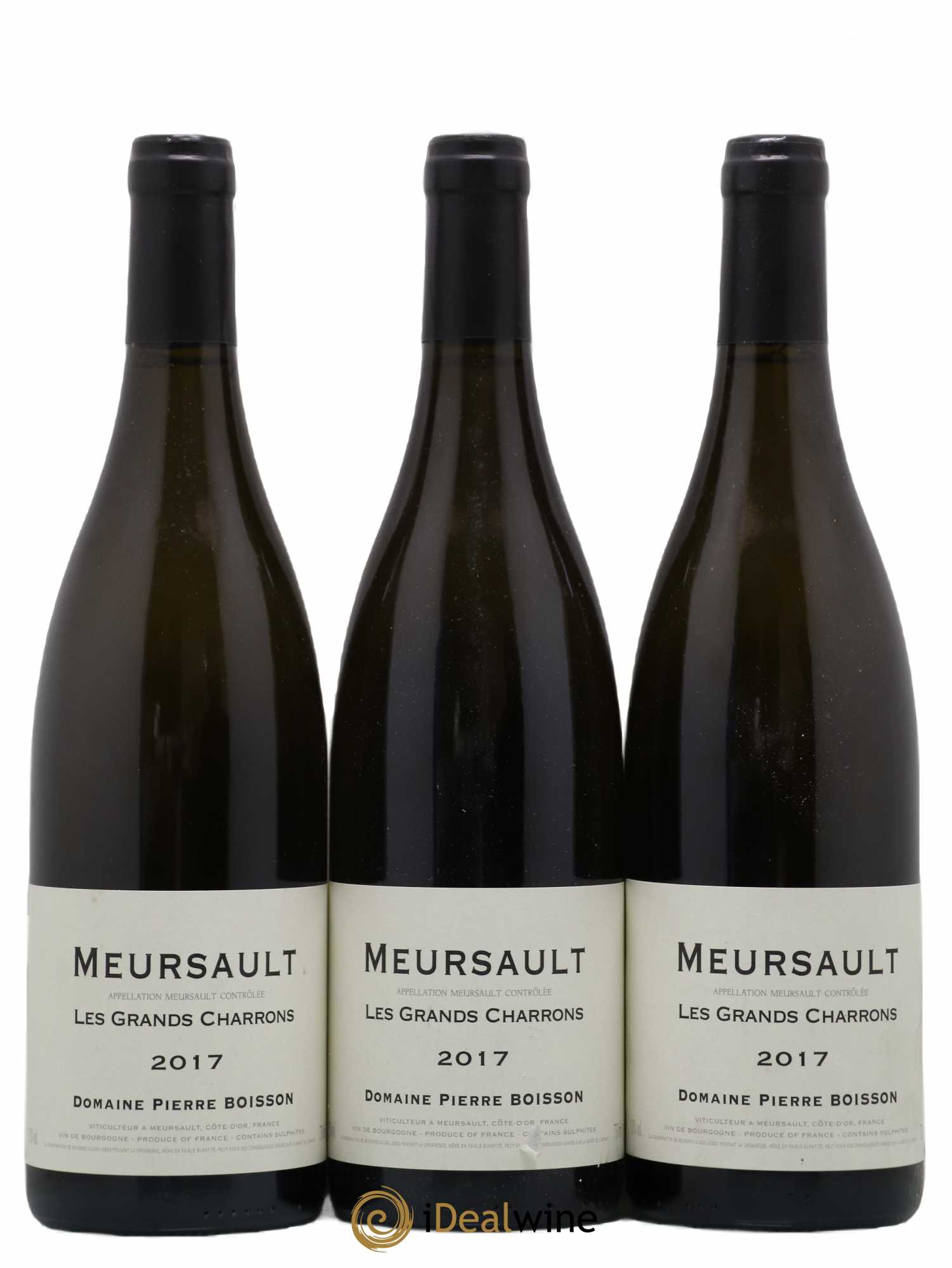 Meursault Les Grands Charrons Pierre Boisson (Domaine) 2017 - Lot de 3 bouteilles - 0