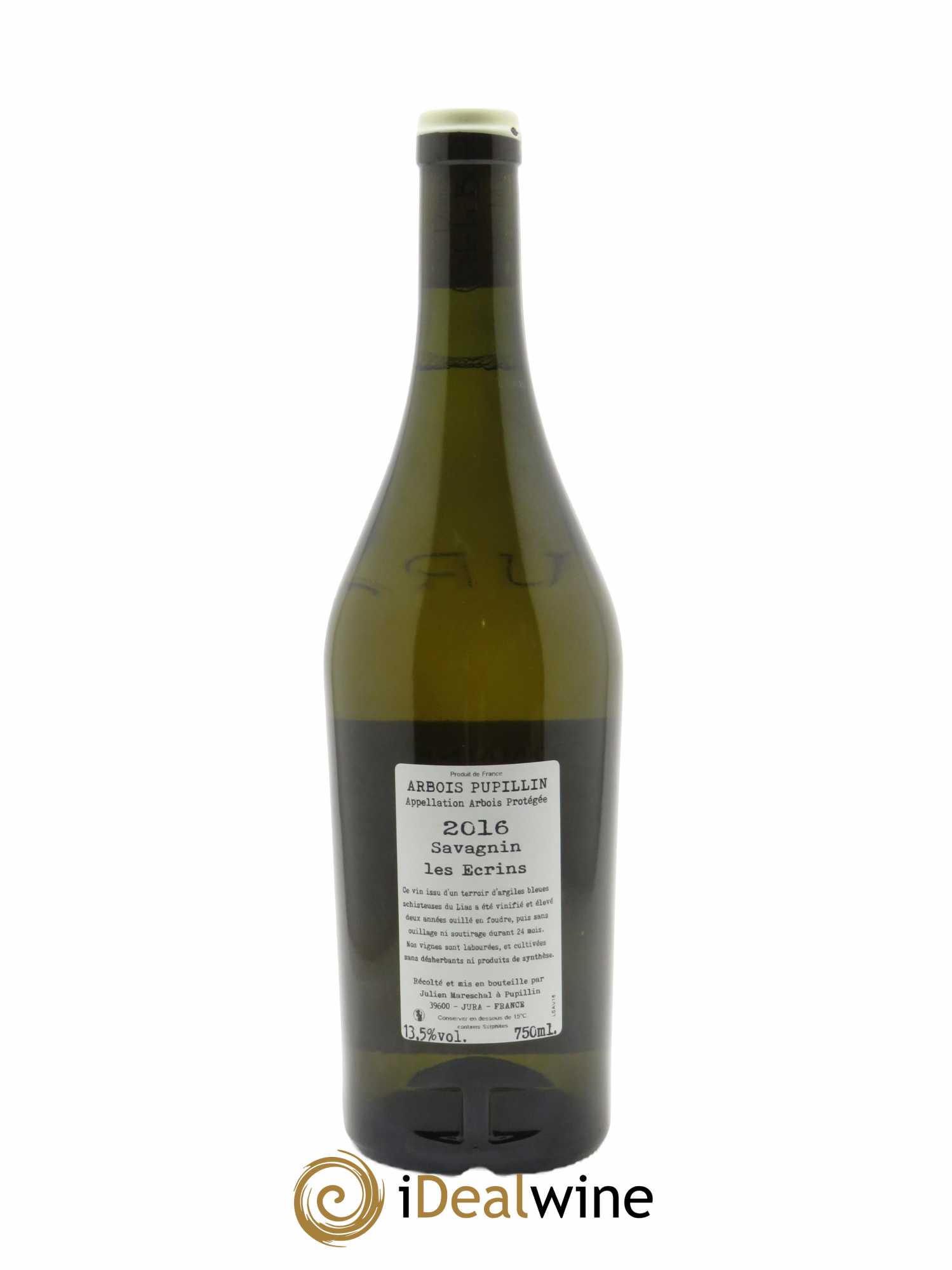 Arbois Savagnin Les Ecrins 24 Mois Ouillé 24 mois sous Voile Domaine de la Borde J. Mareschal 2016 - Posten von 1 Flasche - 1