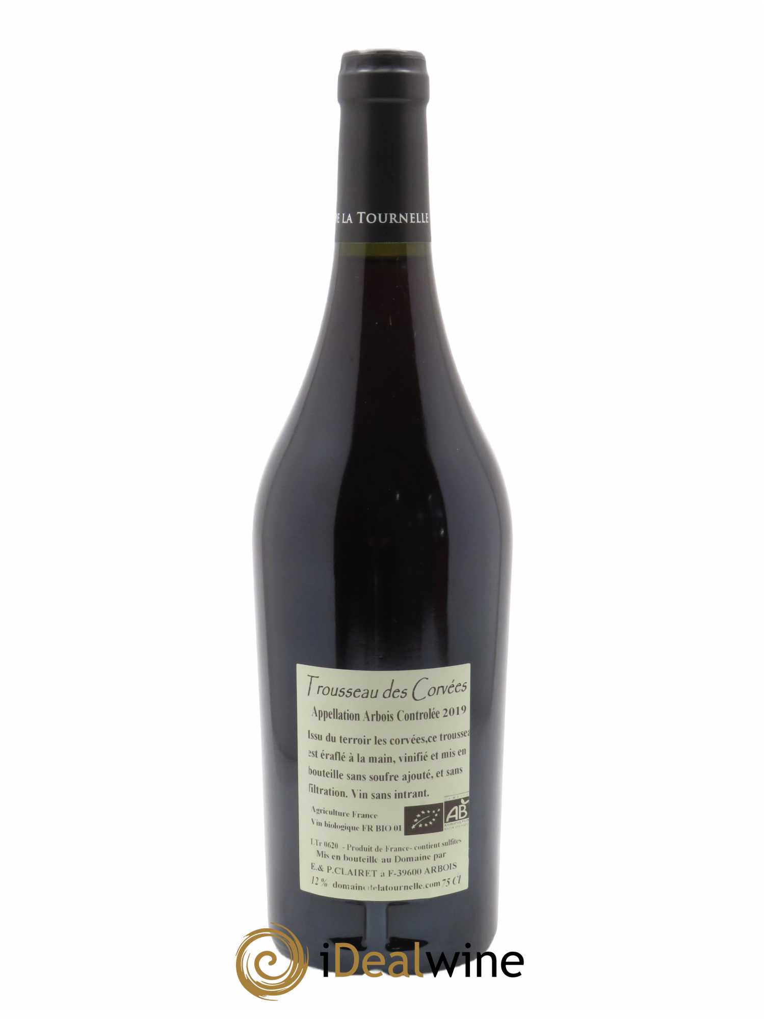 Arbois Trousseau des Corvées Domaine de la Tournelle 2019 - Lot de 1 bouteille - 1