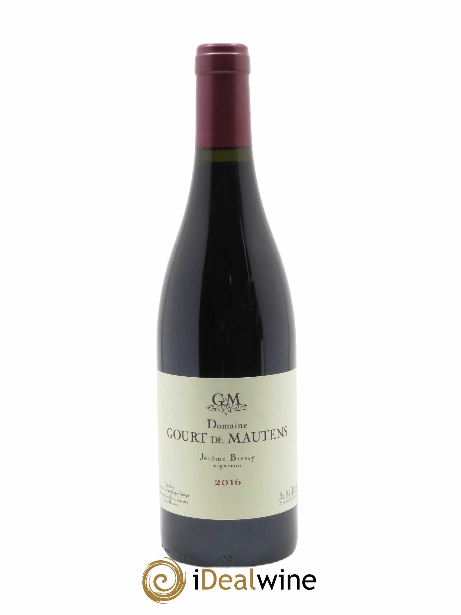 Rasteau Domaine Gourt de Mautens - Jérôme Bressy 2016 - Lot de 1 bouteille - 0