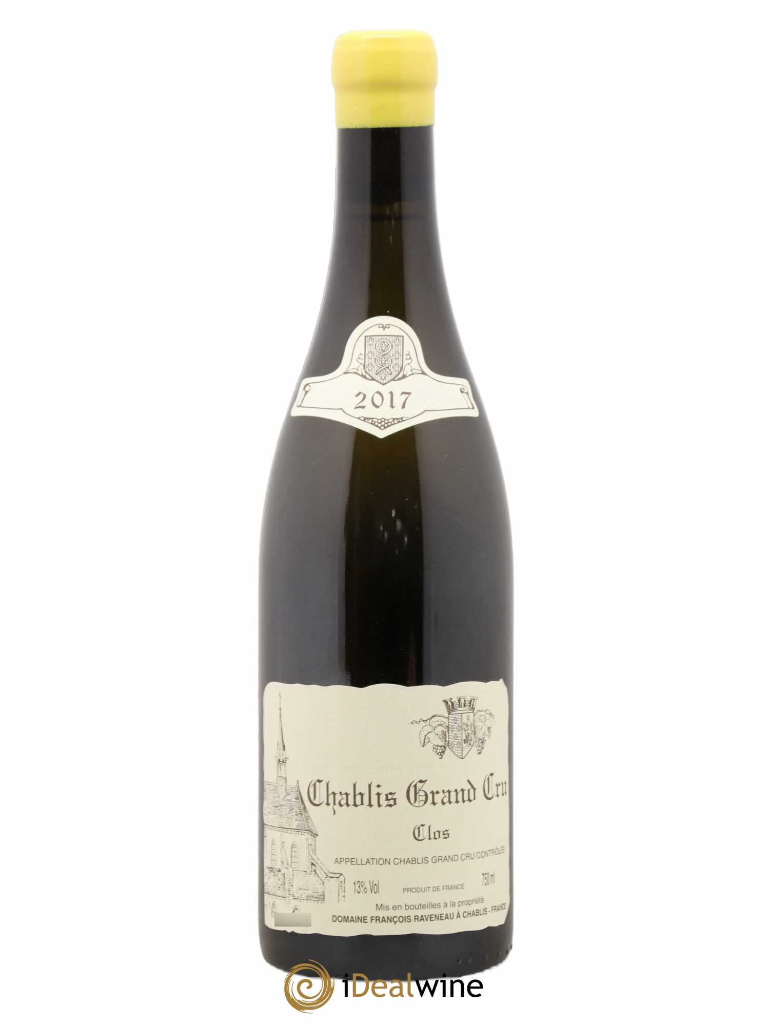 Chablis Grand Cru Clos Raveneau (Domaine) 2017 - Lot de 1 bouteille - 0