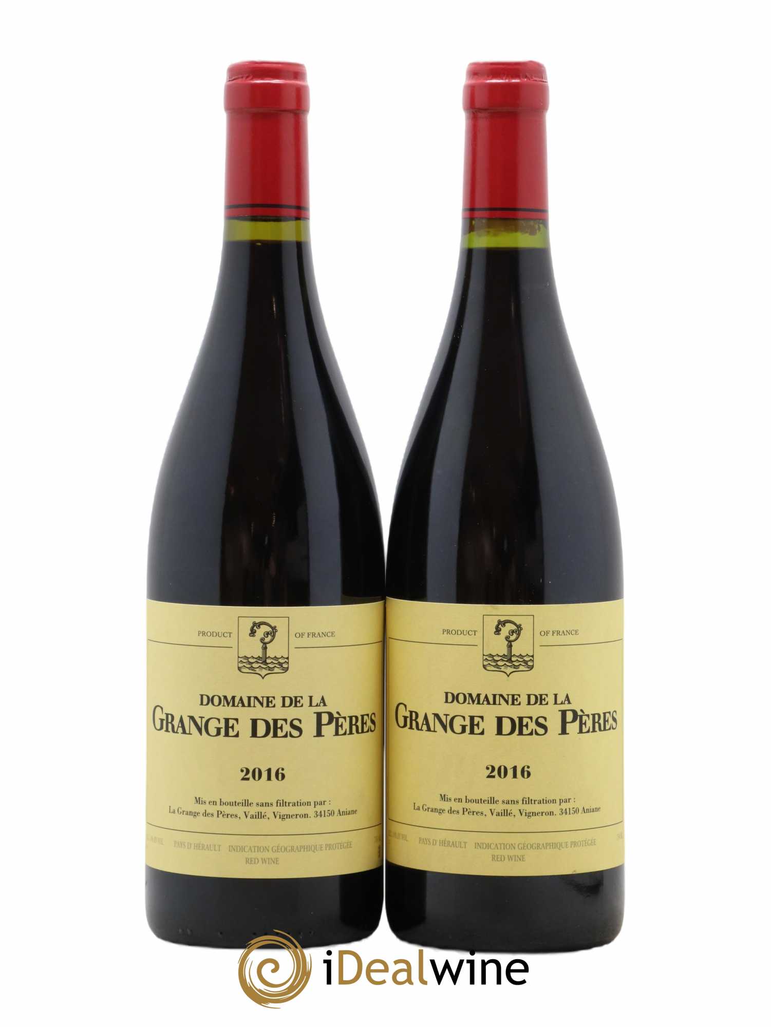 Pays d'Hérault Grange des Pères Laurent Vaillé 2016 - Lot de 2 bouteilles - 0