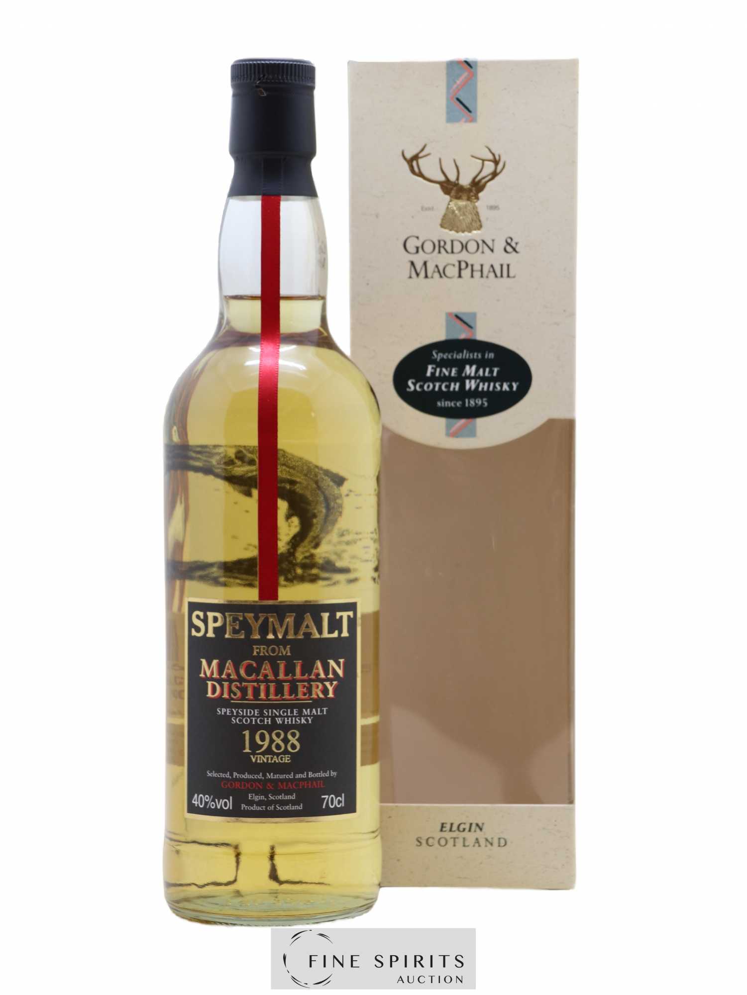 Speymalt from Macallan 1988 Gordon & MacPhail - Lot de 1 bouteille - 0