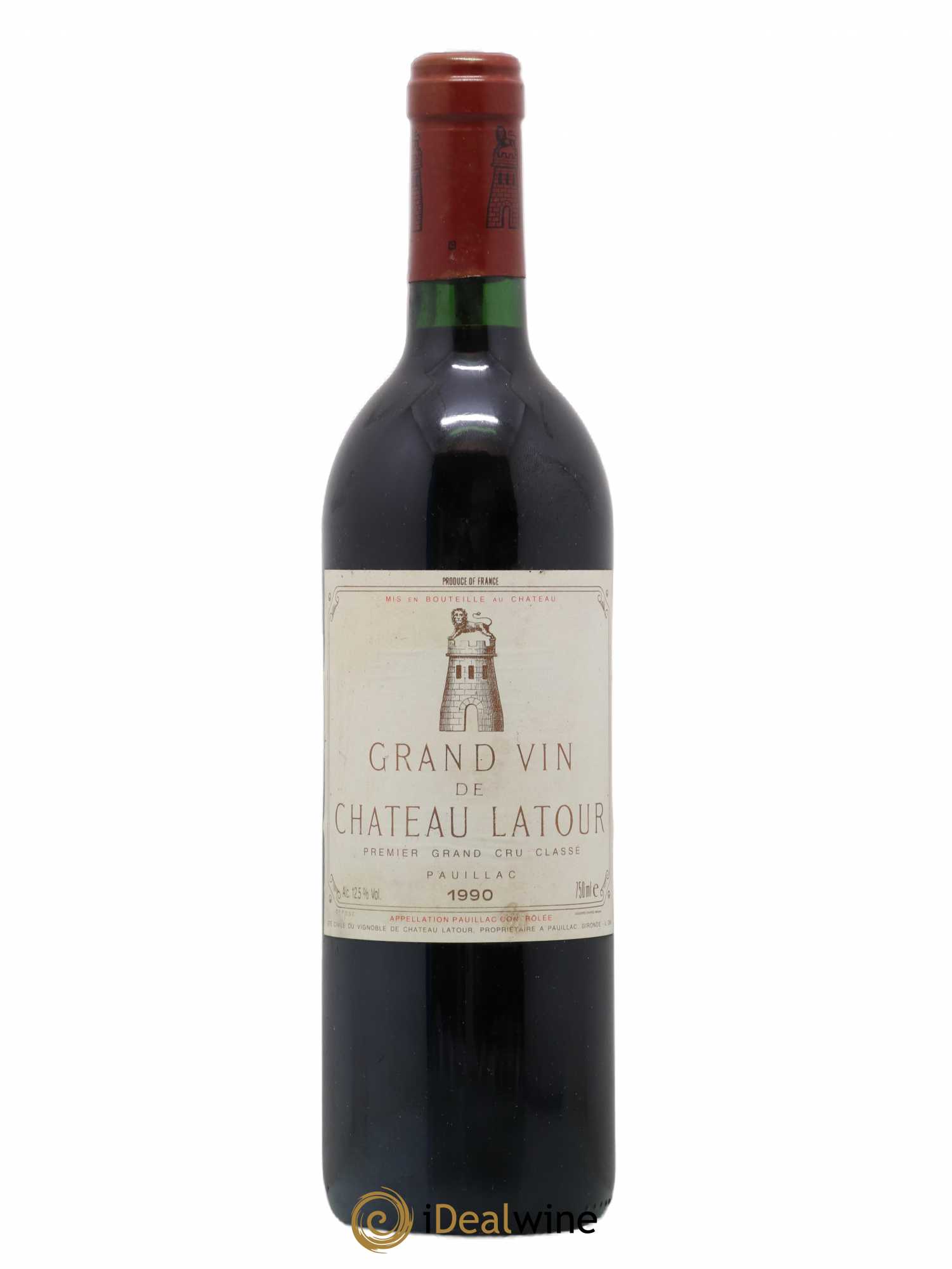 Château Latour 1er Grand Cru Classé 1990 - Lot de 1 bouteille - 0