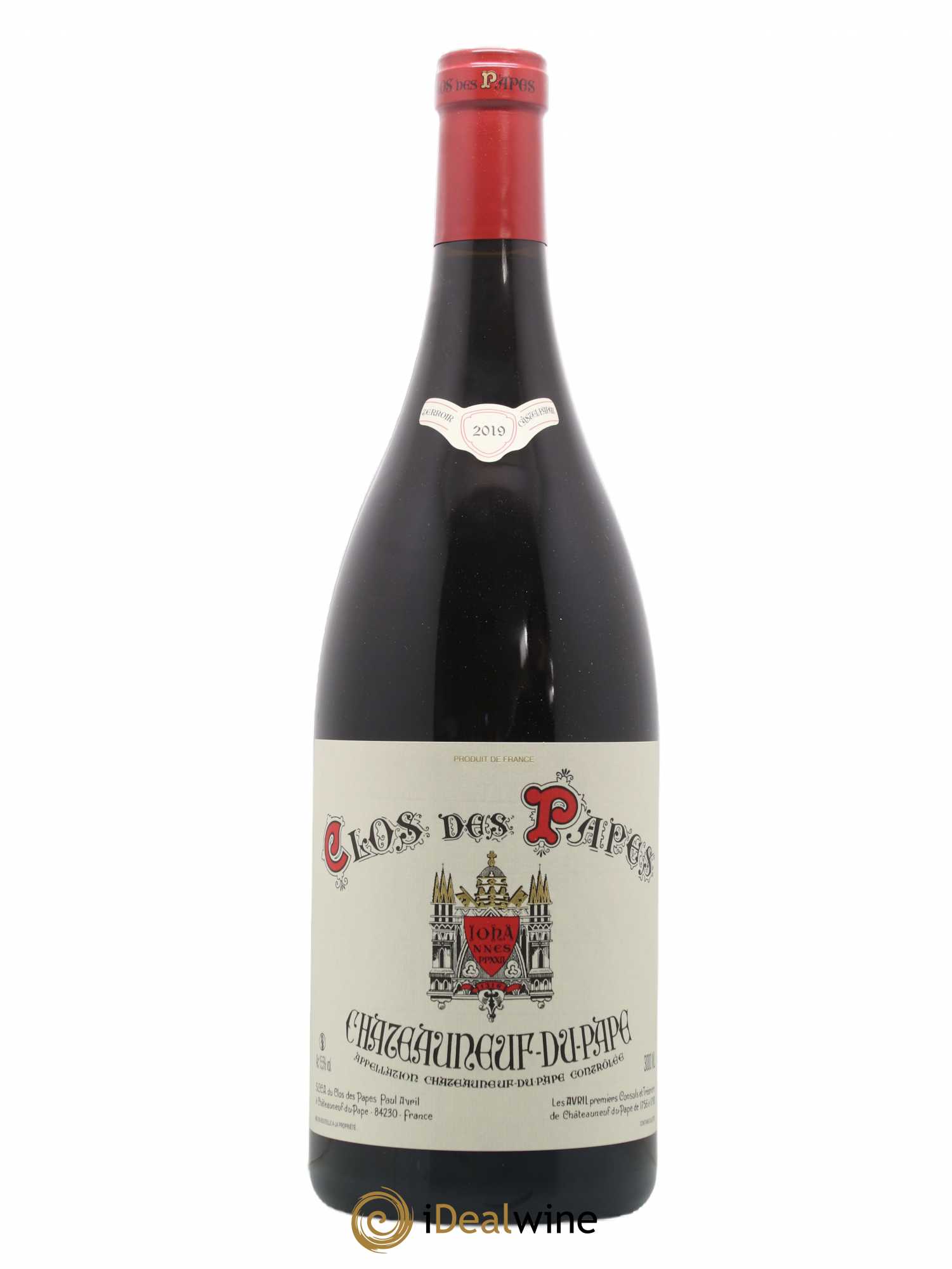 Châteauneuf-du-Pape Clos des Papes - Paul Avril 2019 - Lot de 1 double magnum - 0