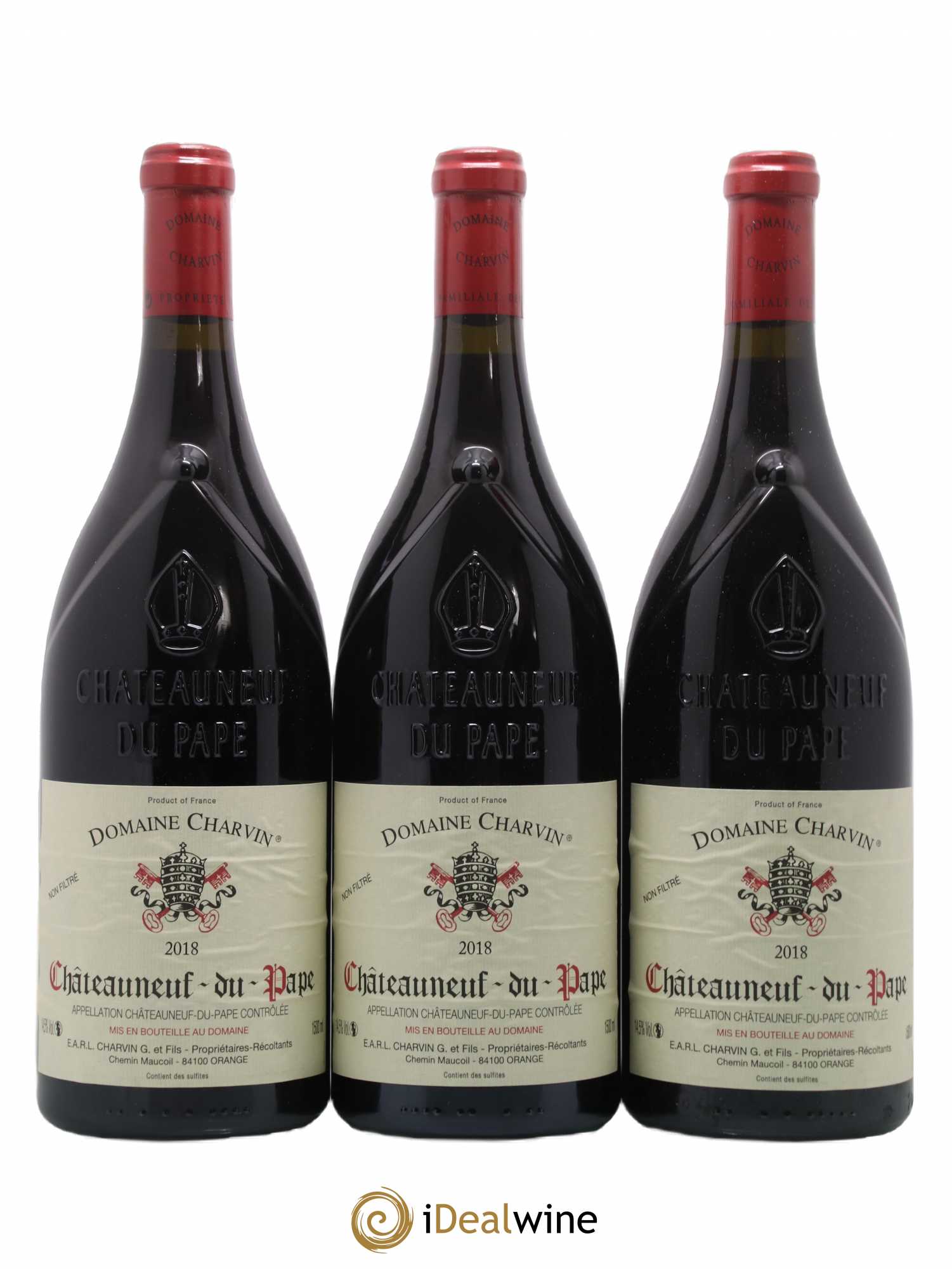 Châteauneuf-du-Pape Charvin (Domaine) 2018 - Lot de 3 magnums - 0