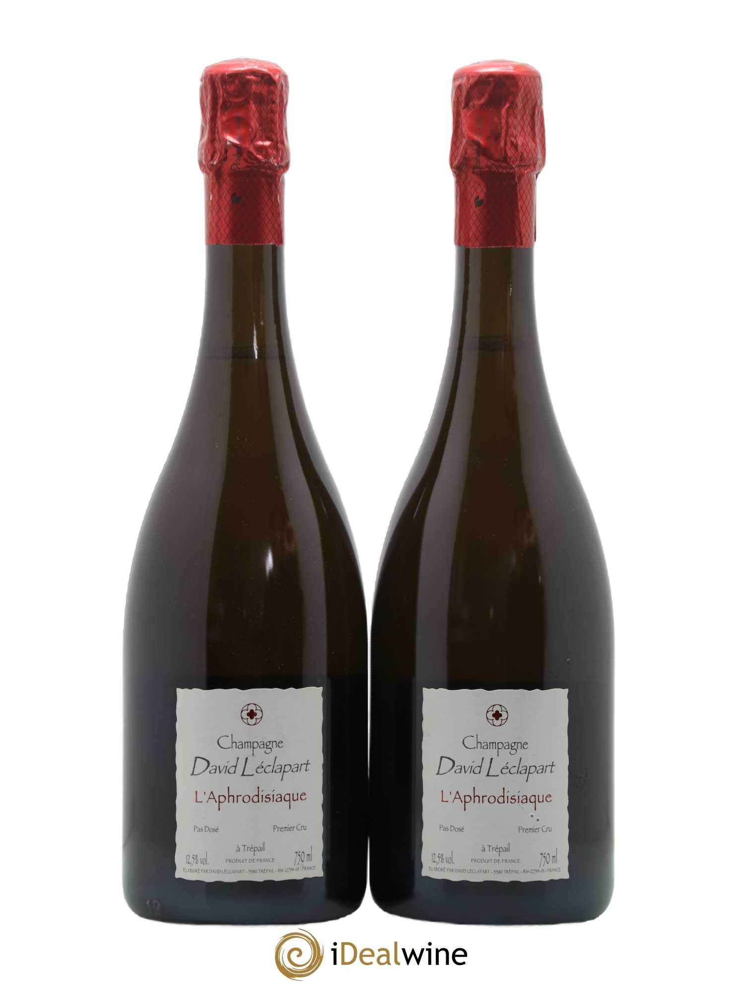 Champagne Aphrodisiaque David Leclapart 2012 - Posten von 2 Flaschen - 0