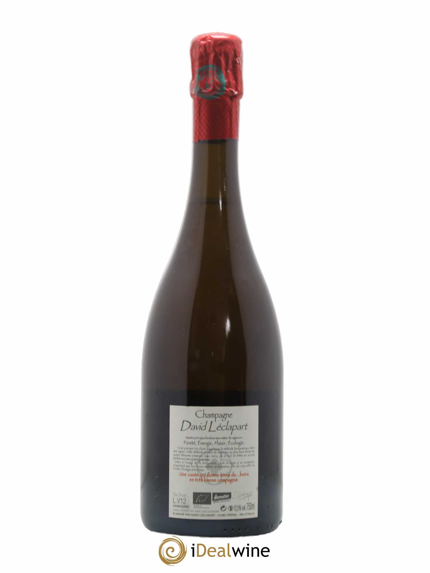 Champagne Aphrodisiaque David Leclapart 2012 - Posten von 1 Flasche - 1