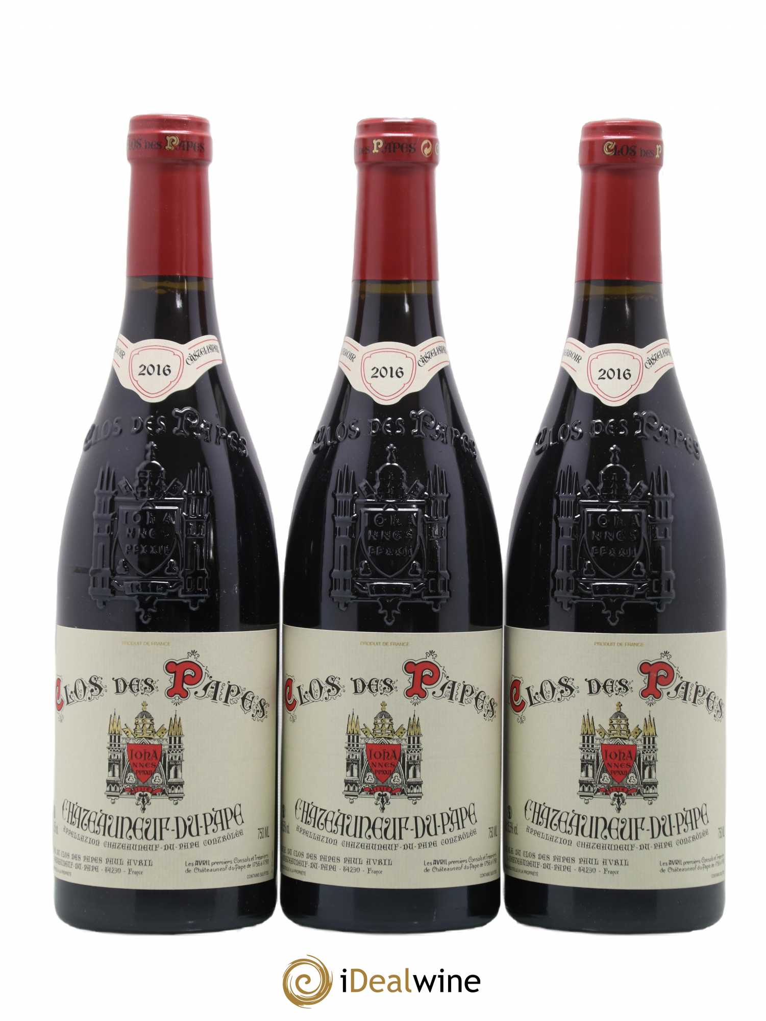 Châteauneuf-du-Pape Clos des Papes - Paul Avril 2016 - Lot de 6 bouteilles - 2