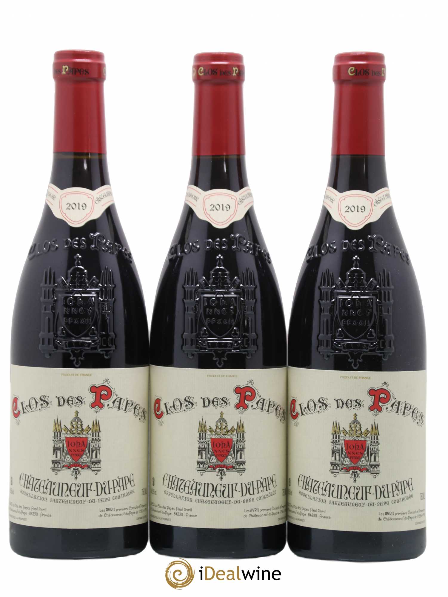 Châteauneuf-du-Pape Clos des Papes - Paul Avril 2019 - Lot de 6 bouteilles - 2