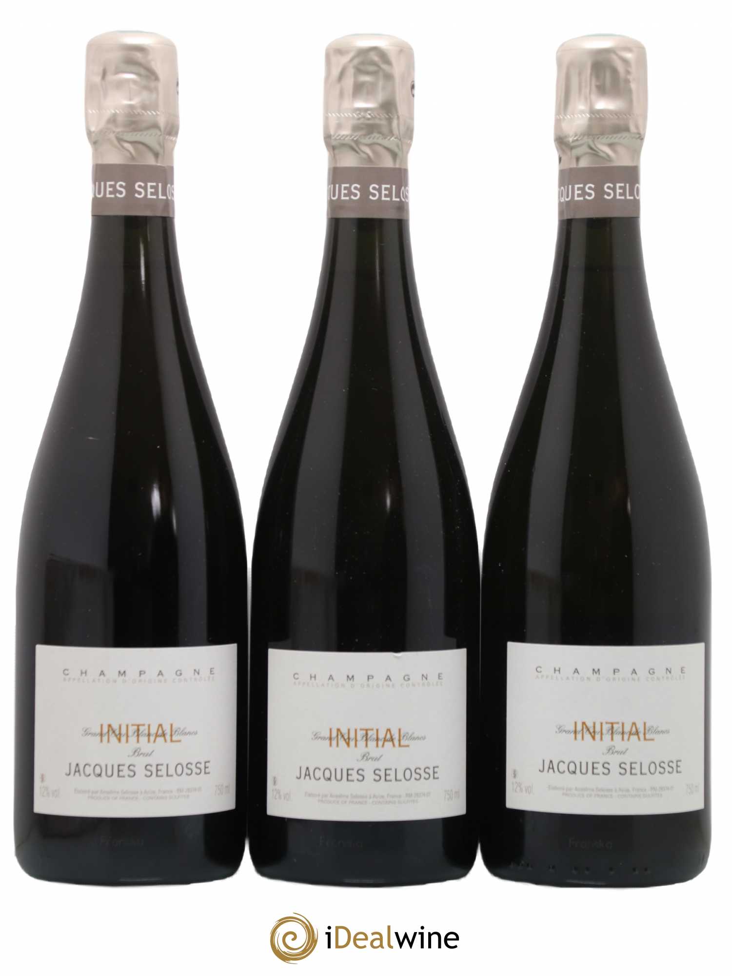 Initial Brut Jacques Selosse - Lot de 3 bouteilles - 0