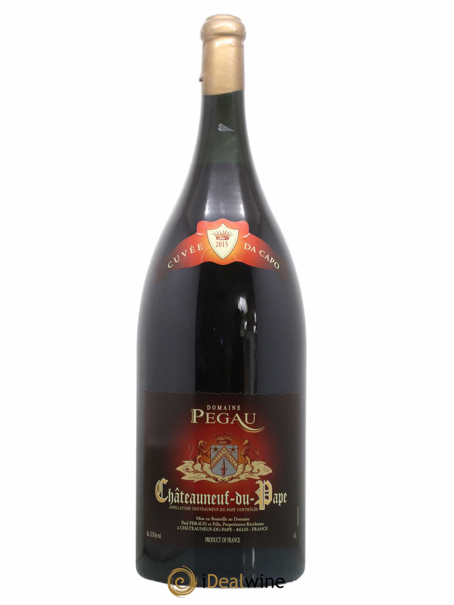 Châteauneuf-du-Pape Domaine du Pégau Cuvée Da Capo Paul et Laurence Féraud 2015 - Lot de 1 mathusalem - 0