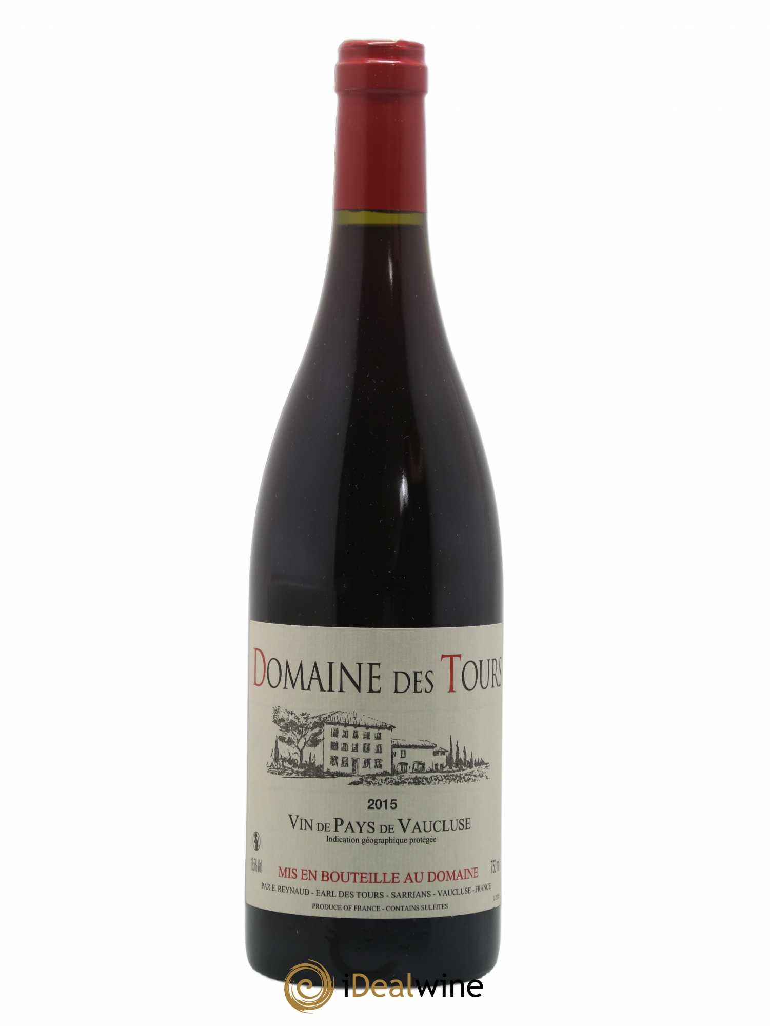 Vaucluse (Vin de Pays de Vaucluse) Domaine des Tours Emmanuel Reynaud 2015 - Lot de 1 bouteille - 0