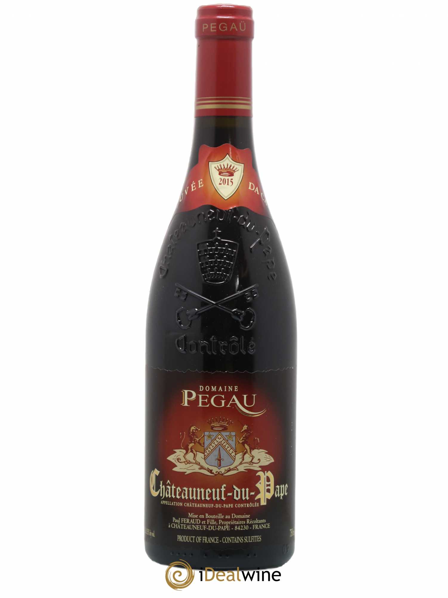 Châteauneuf-du-Pape Domaine du Pégau Cuvée Da Capo Paul et Laurence Féraud 2015 - Lot de 1 bouteille - 0
