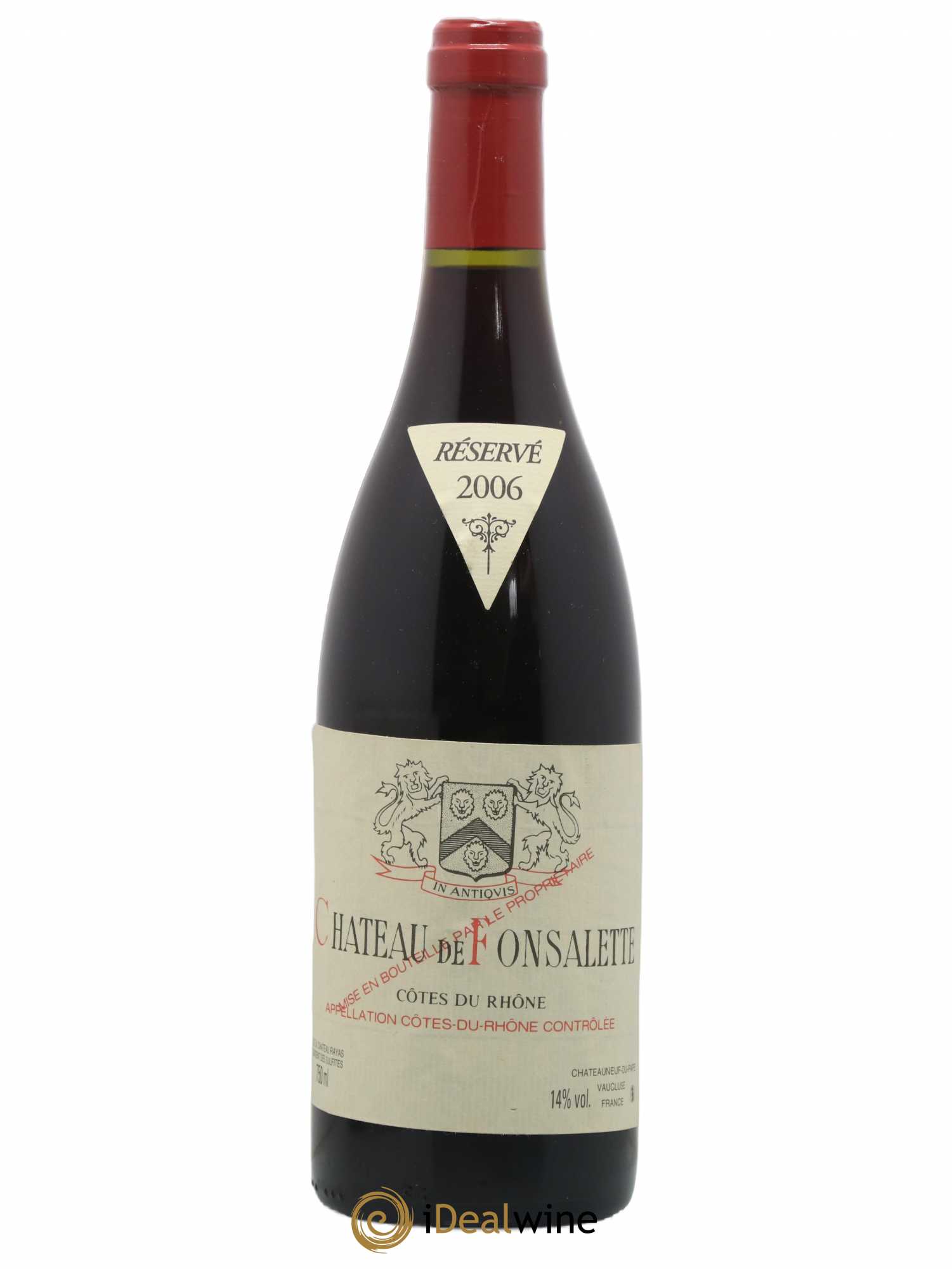 Côtes-du-Rhône Château de Fonsalette Emmanuel Reynaud 2006 - Lot de 1 bouteille - 0