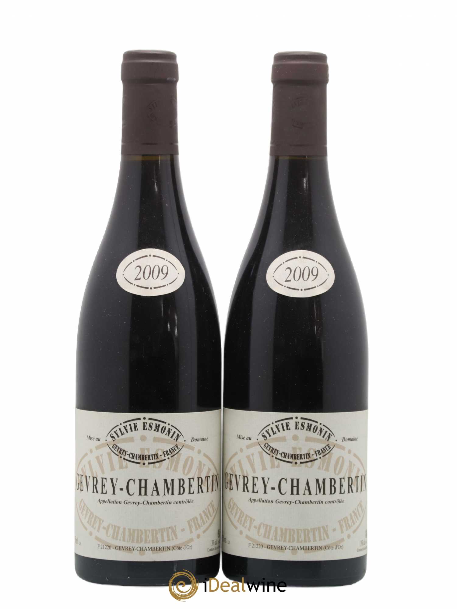 Gevrey-Chambertin Sylvie Esmonin 2009 - Lot de 2 bouteilles - 0