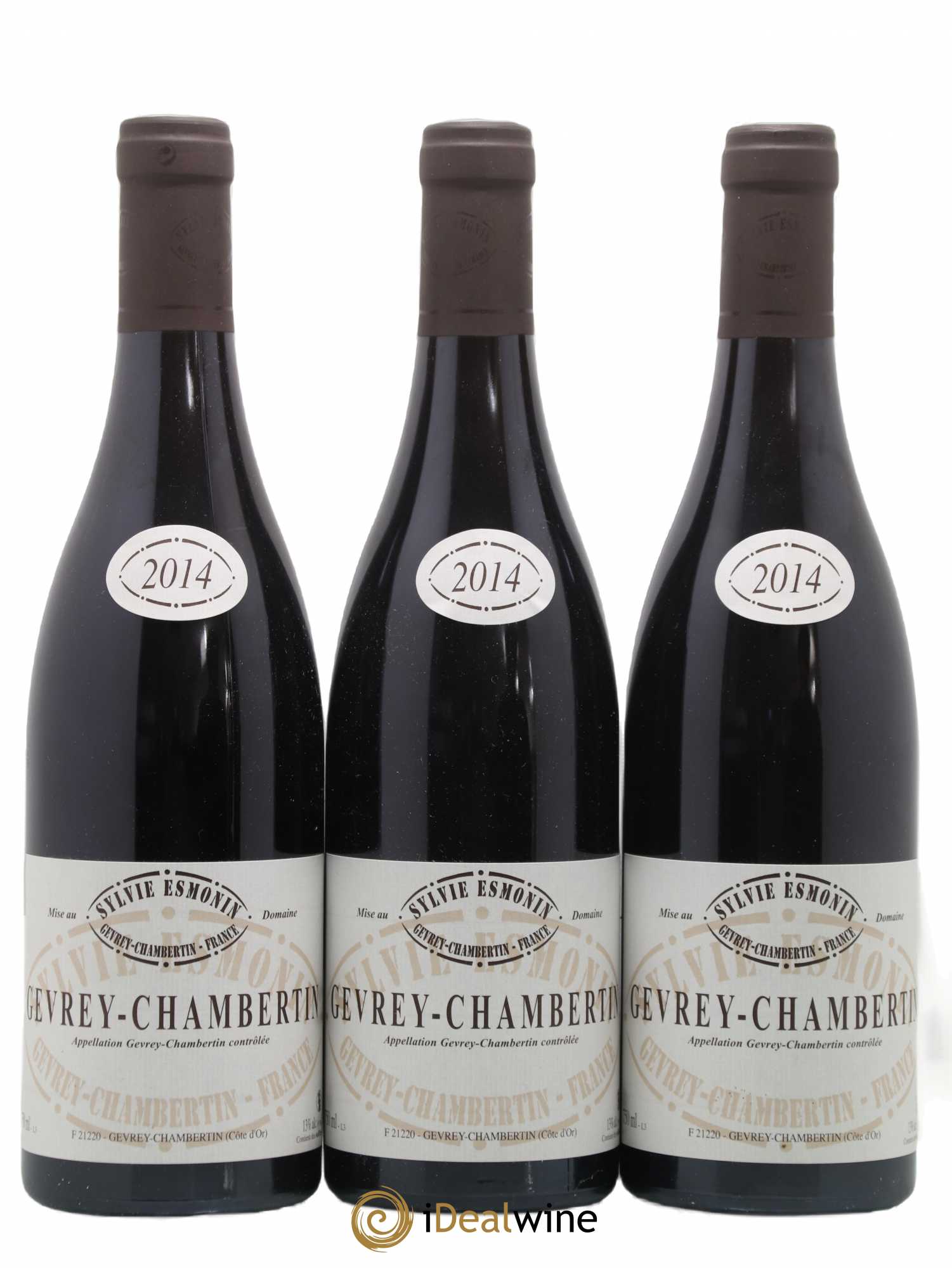 Gevrey-Chambertin Sylvie Esmonin 2014 - Lot de 3 bouteilles - 0