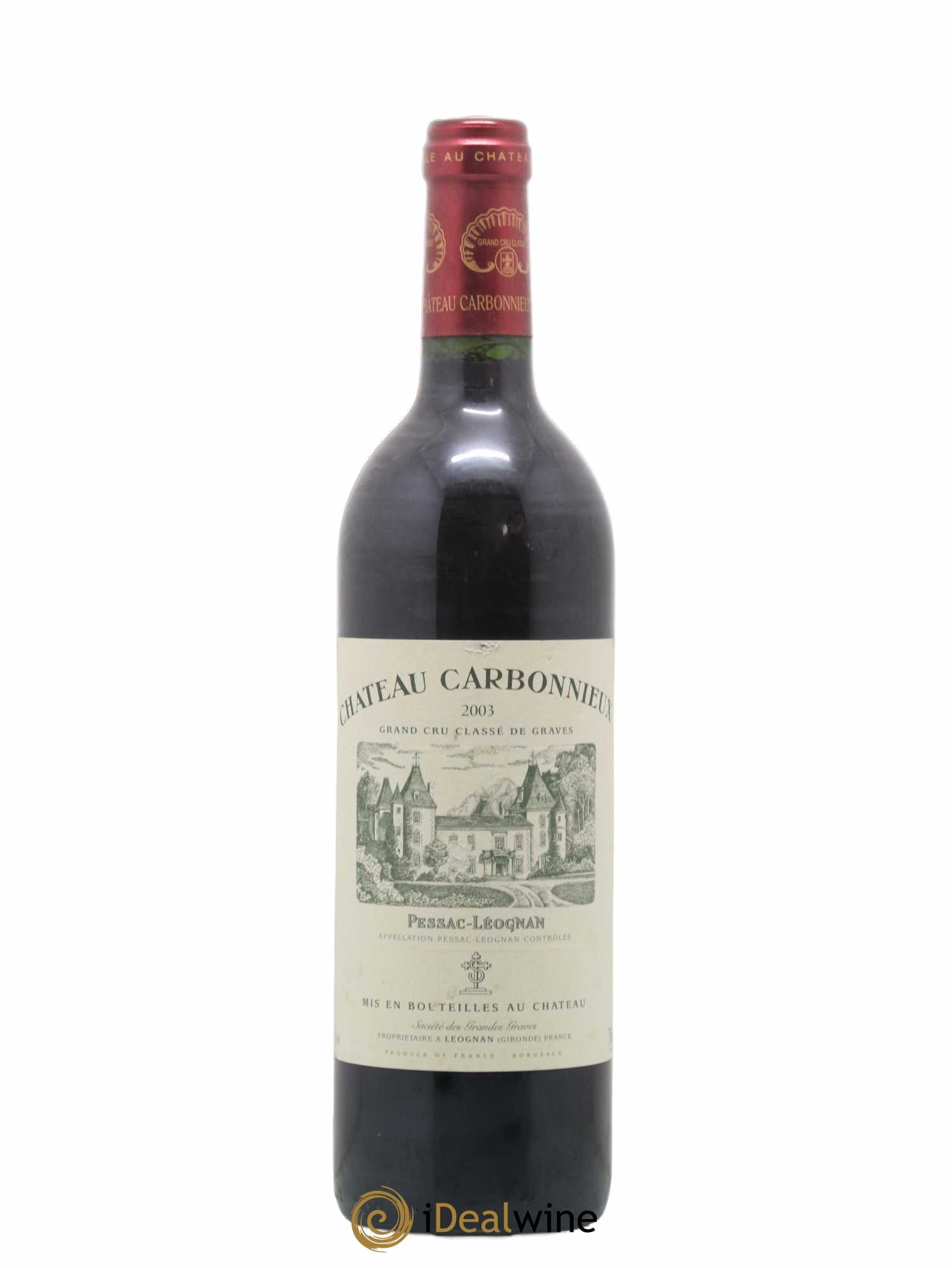 Château Carbonnieux Cru Classé de Graves 2003 - Lot de 1 bouteille - 0