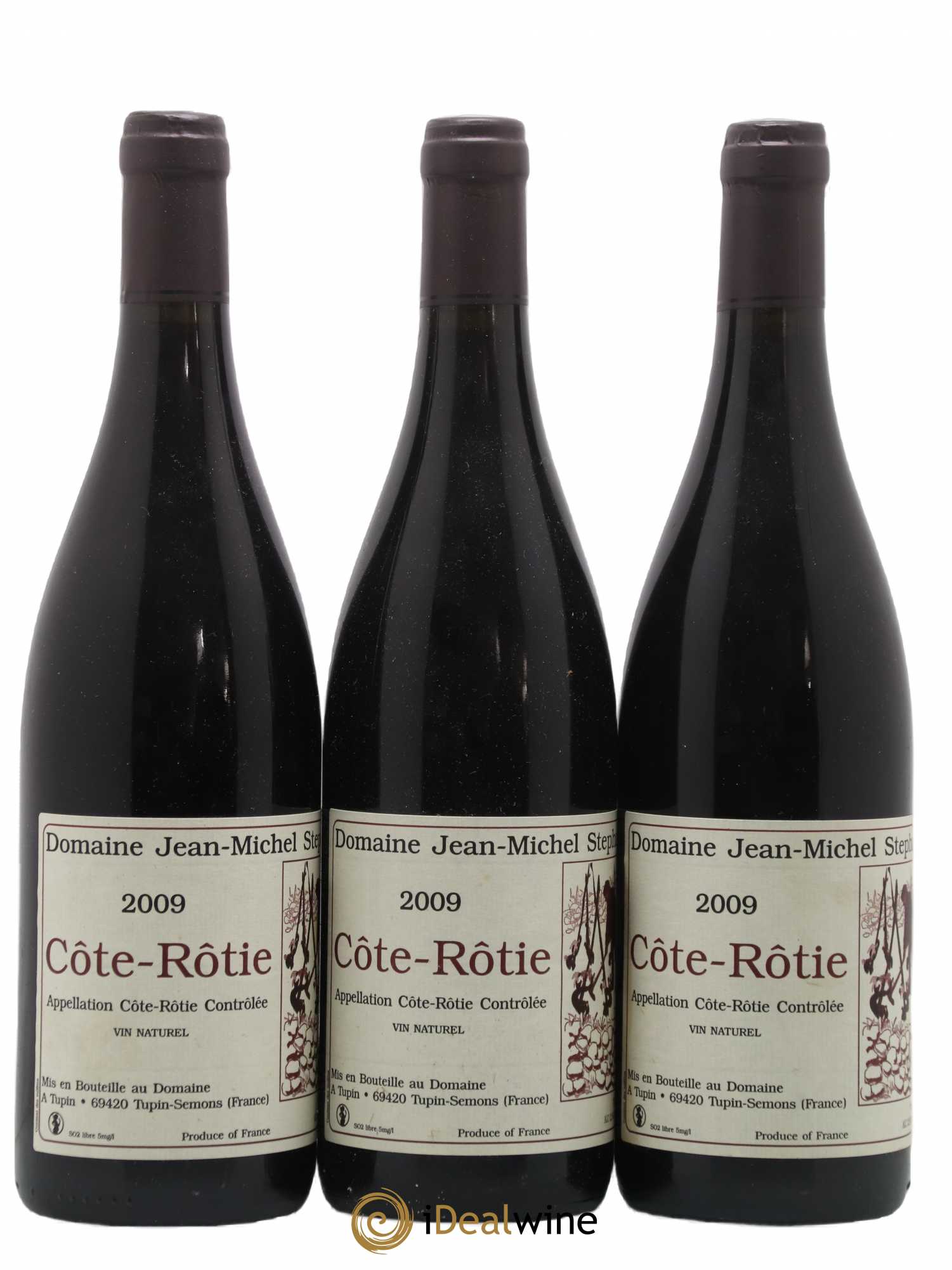 Côte-Rôtie Jean-Michel Stephan 2009 - Lot de 3 bouteilles - 0