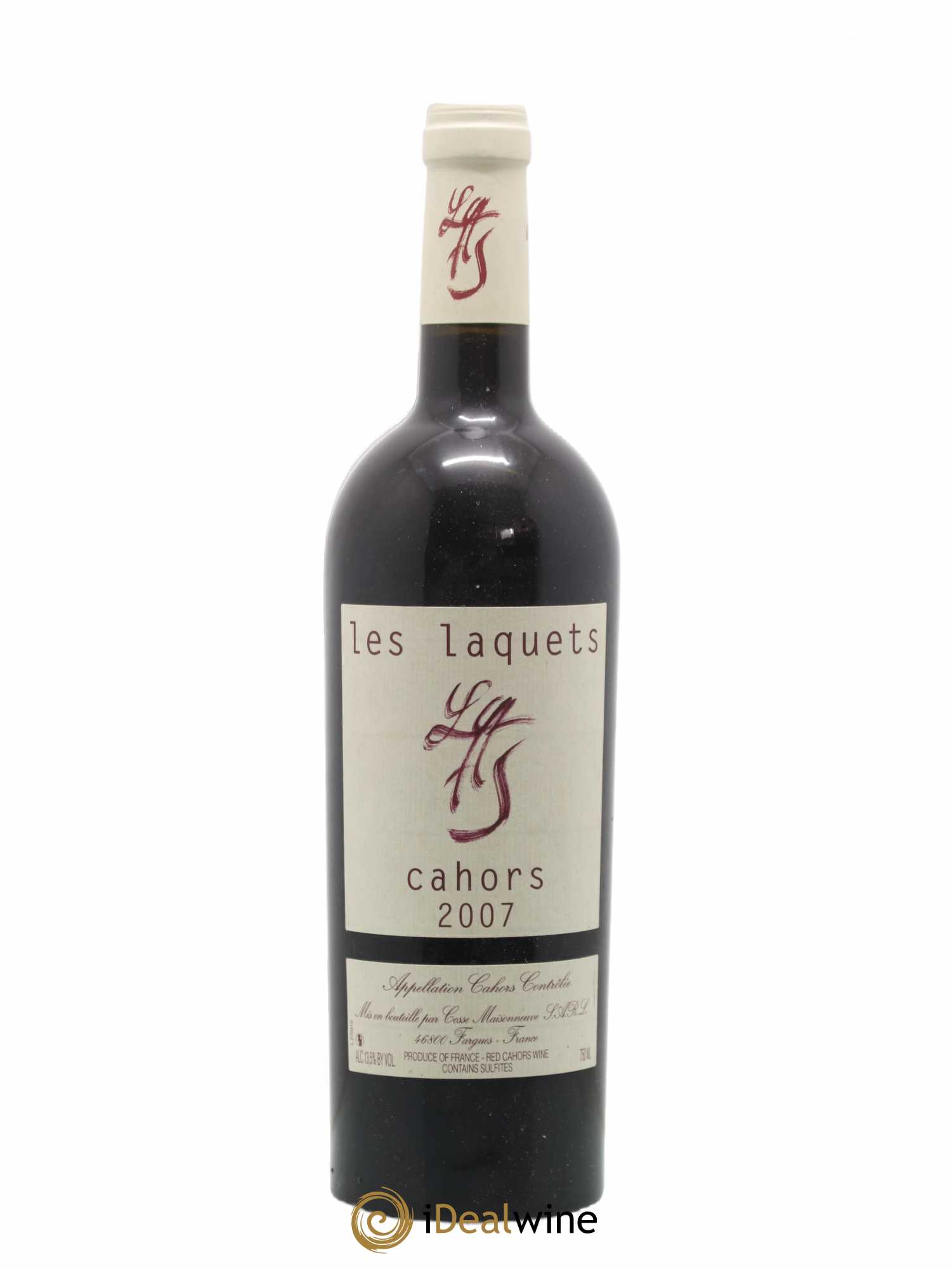 Cahors Les Laquets Cosse-Maisonneuve (Domaine) 2007 - Lot de 1 bouteille - 0