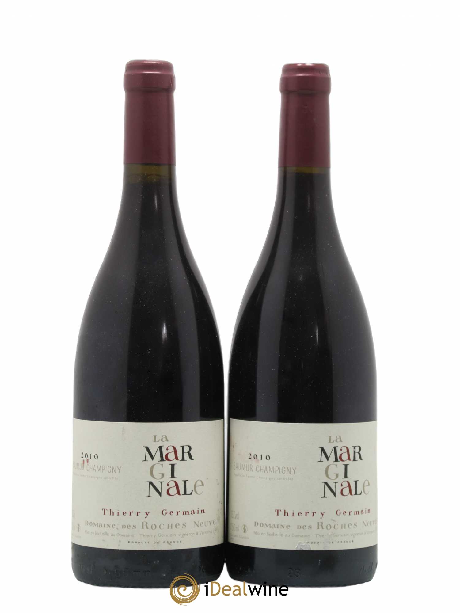 Saumur-Champigny La Marginale Domaine des Roches Neuves - Thierry Germain 2010 - Lot de 2 bouteilles - 0