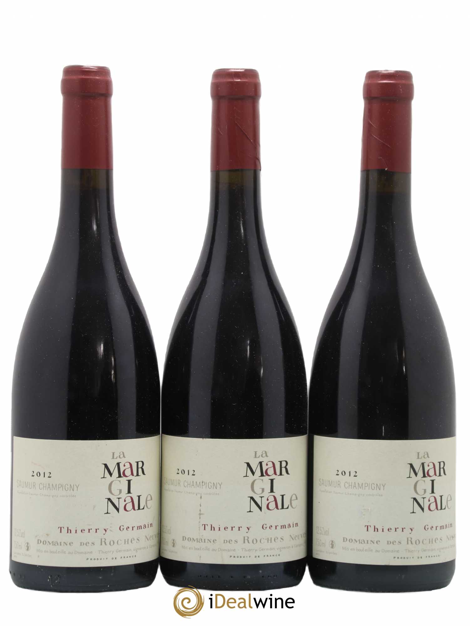 Saumur-Champigny La Marginale Domaine des Roches Neuves - Thierry Germain 2012 - Lot de 3 bouteilles - 0