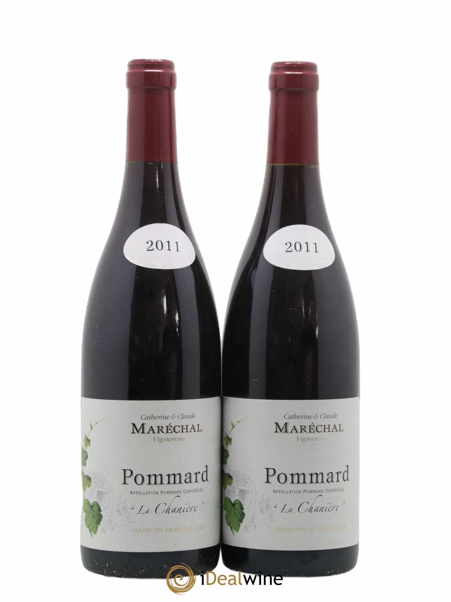 Pommard La Chanière Claude et Catherine Maréchal 2011 - Lot de 2 bouteilles - 0