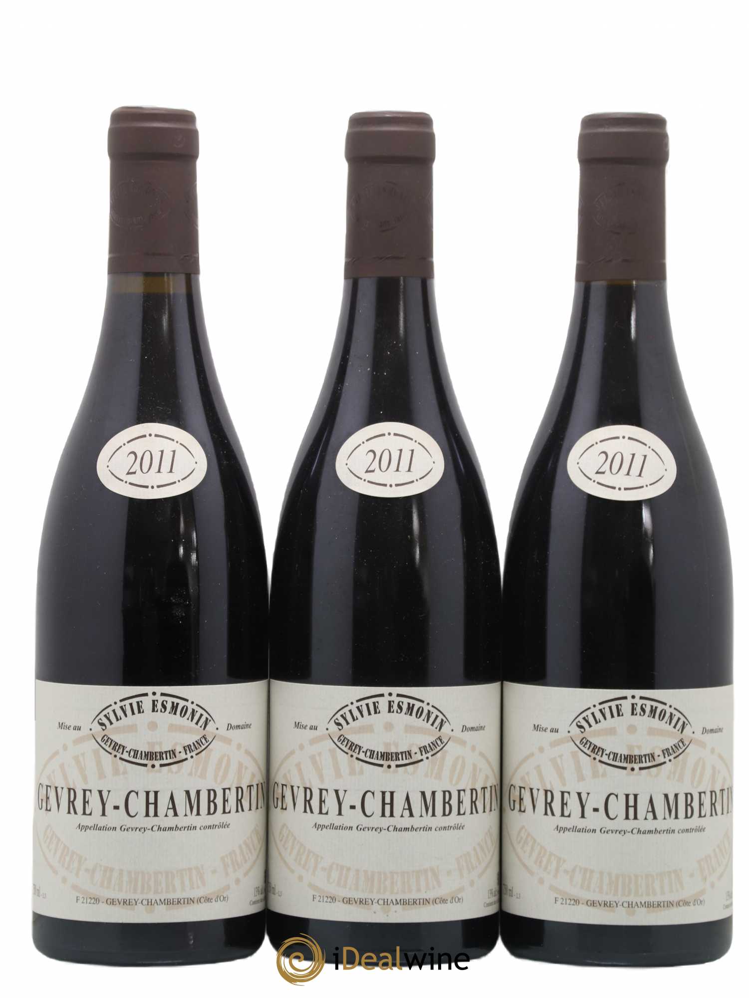 Gevrey-Chambertin Sylvie Esmonin 2011 - Lot de 3 bouteilles - 0