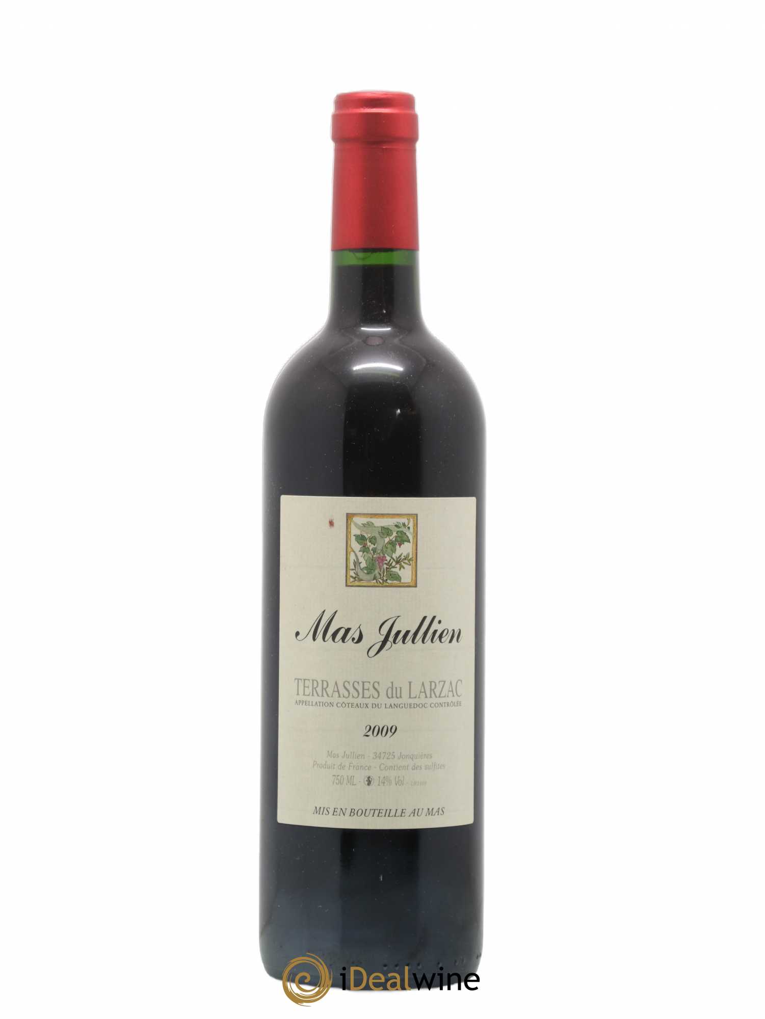 Terrasses du Larzac Mas Jullien Olivier Jullien 2009 - Lot de 1 bouteille - 0