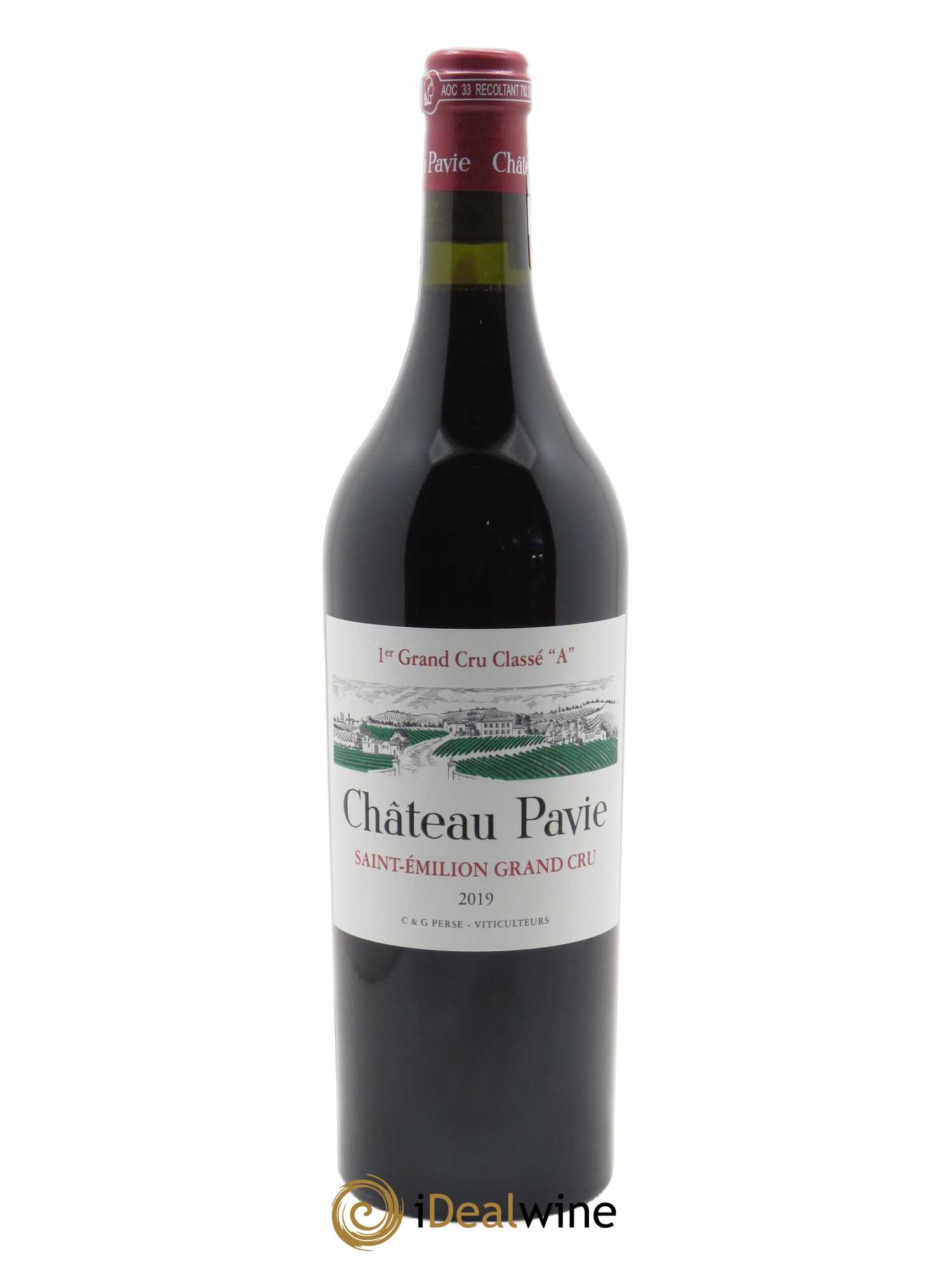 Château Pavie 1er Grand Cru Classé A  2019 - Lot of 1 bottle - 0