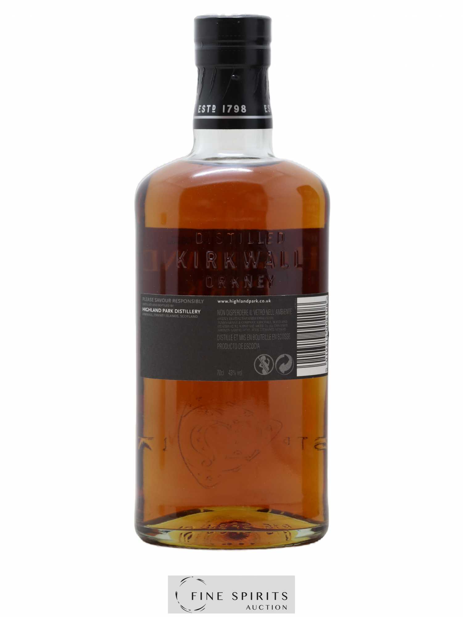 Highland Park 18 years Of. - Lot de 1 bouteille - 2
