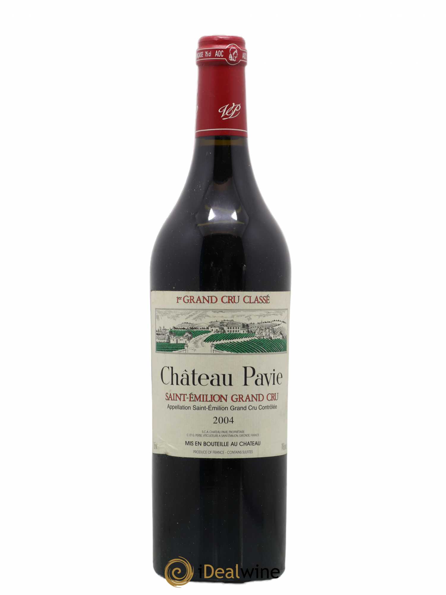 Château Pavie 1er Grand Cru Classé A 2004 - Lot de 1 bouteille - 0