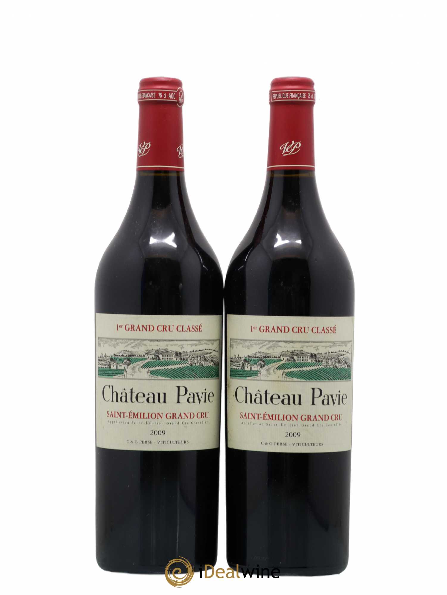 Château Pavie 1er Grand Cru Classé A 2009 - Lot de 2 bouteilles - 0