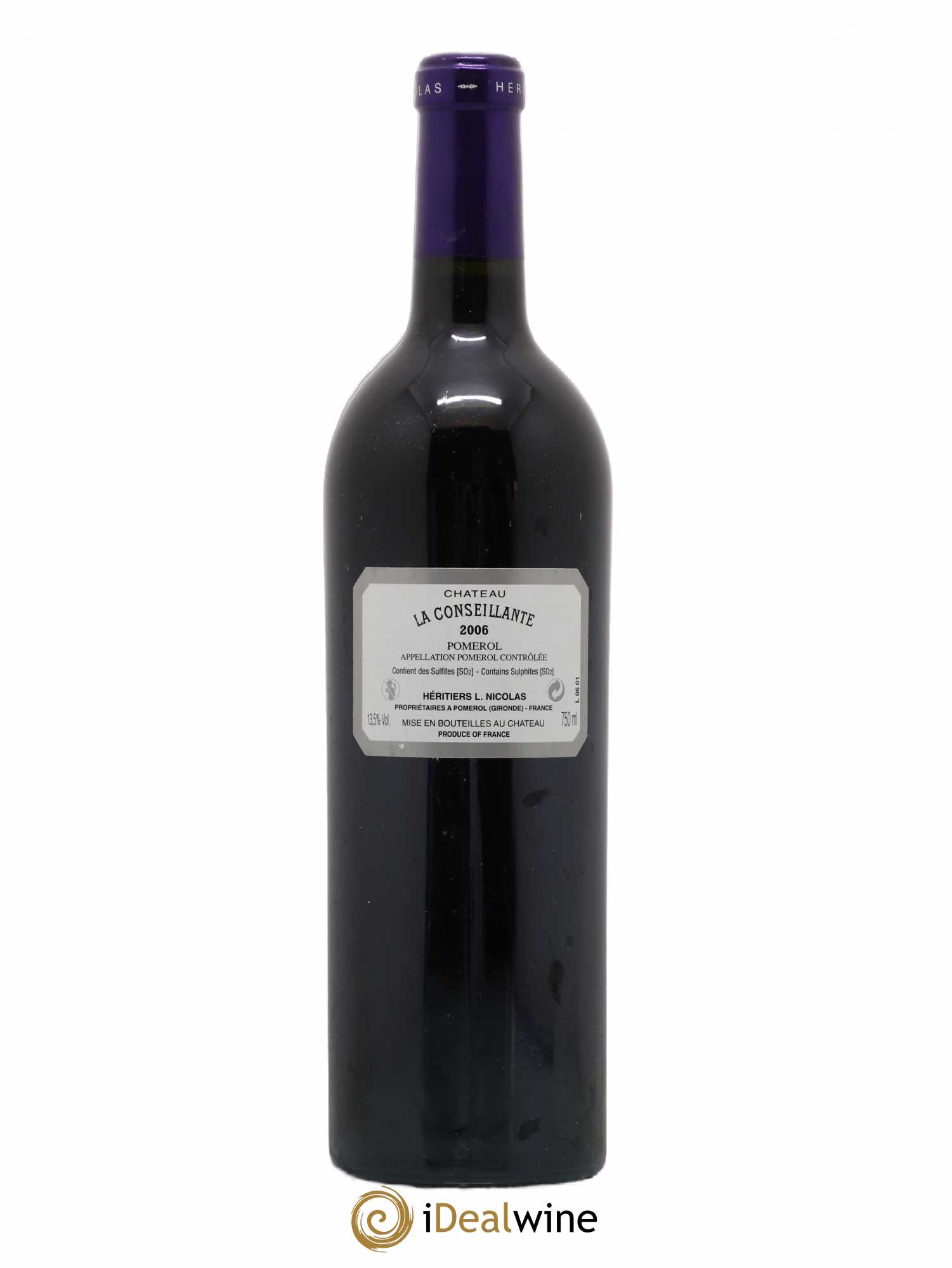Château la Conseillante 2006 - Lot de 1 bouteille - 1