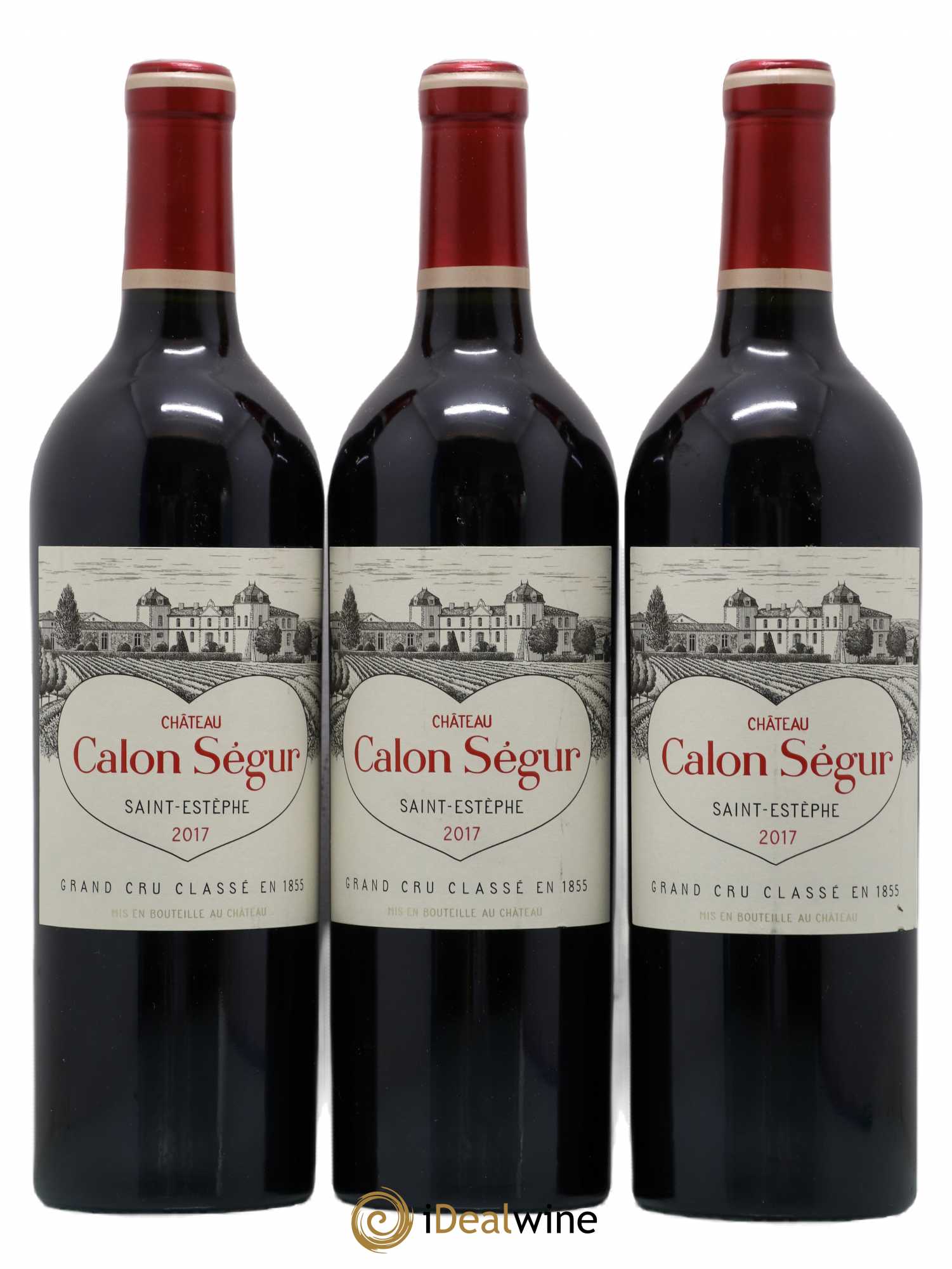 Château Calon Ségur 3ème Grand Cru Classé 2017 - Lot de 3 bouteilles - 0