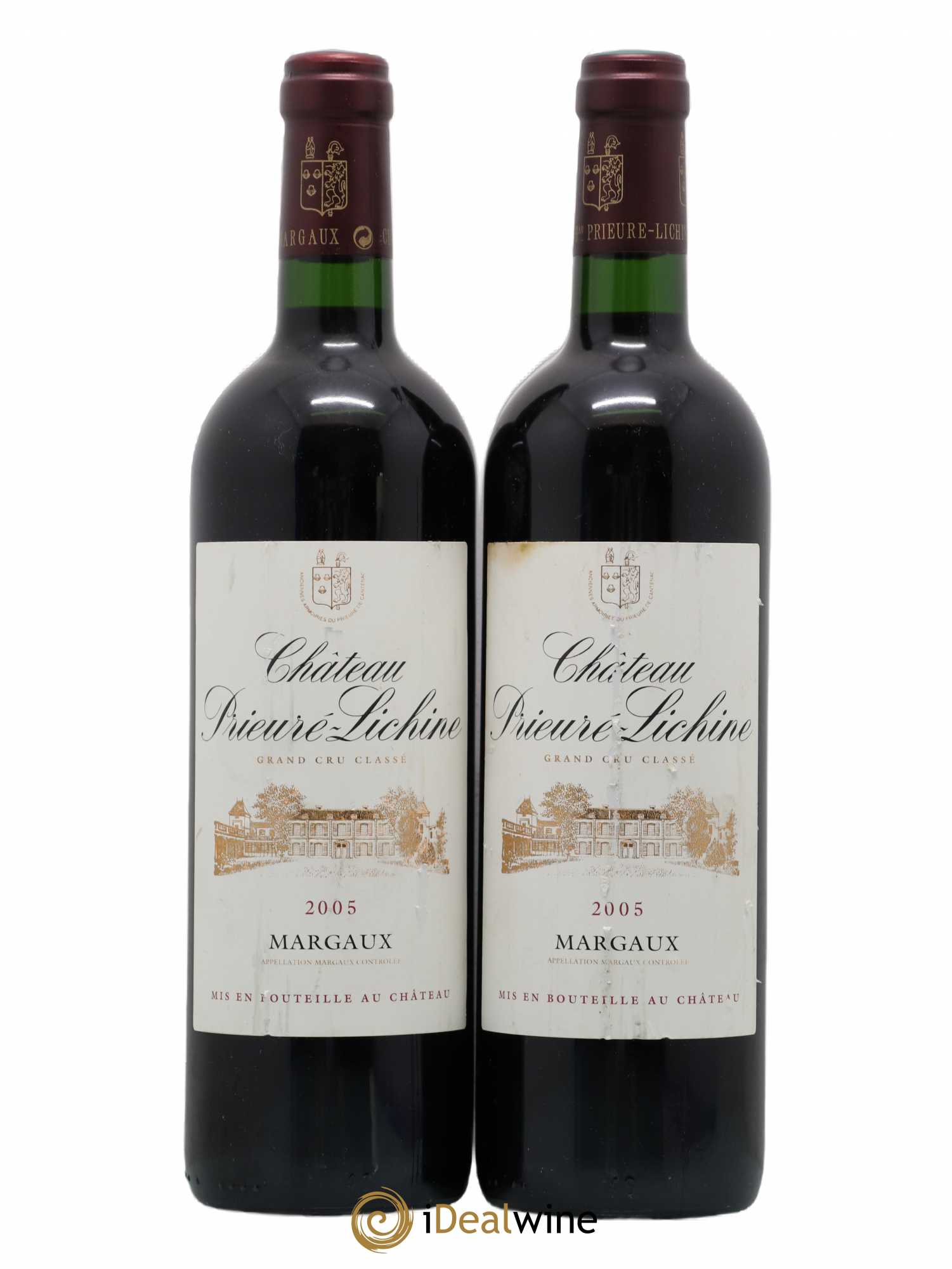 Château Prieuré Lichine 4ème Grand Cru Classé 2005 - Lot de 2 bouteilles - 0
