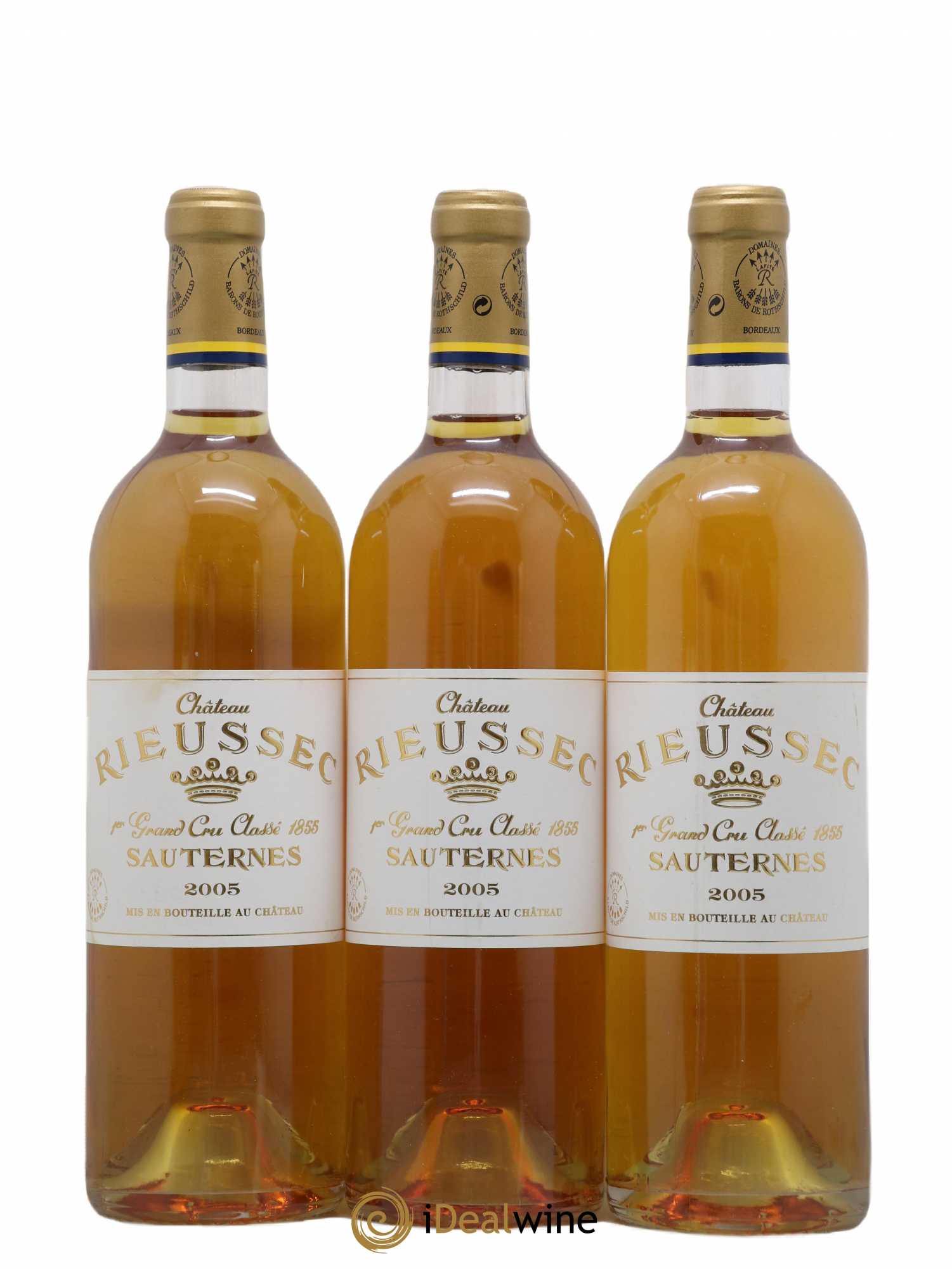 Château Rieussec 1er Grand Cru Classé 2005 - Lotto di 3 bottiglie - 0