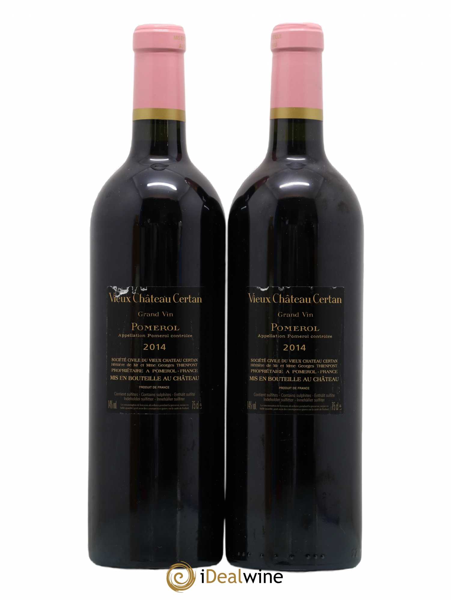 Vieux Château Certan 2014 - Lot de 2 bouteilles - 1