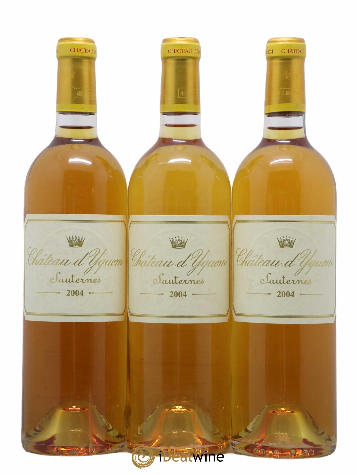 Château d' Yquem 1er Cru Classé Supérieur 2004 - Lotto di 3 bottiglie - 0