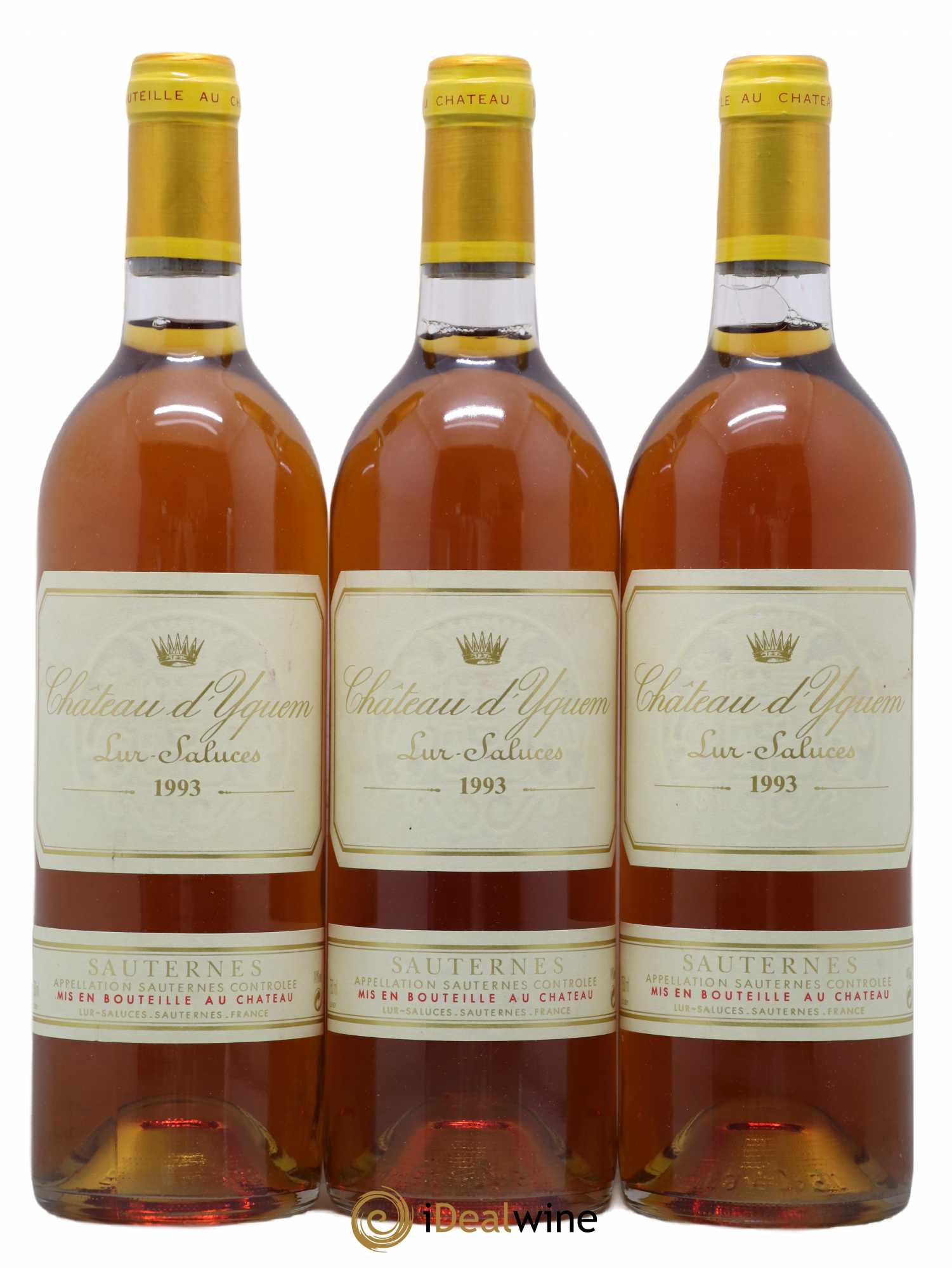 Château d' Yquem 1er Cru Classé Supérieur 1993 - Lotto di 3 bottiglie - 0