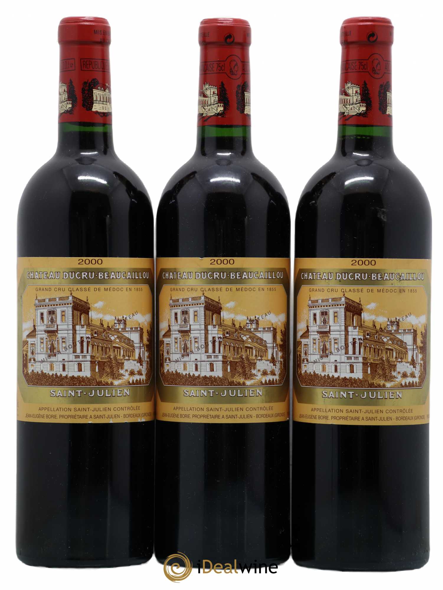 Château Ducru Beaucaillou 2ème Grand Cru Classé 2000 - Lot de 3 bouteilles - 0