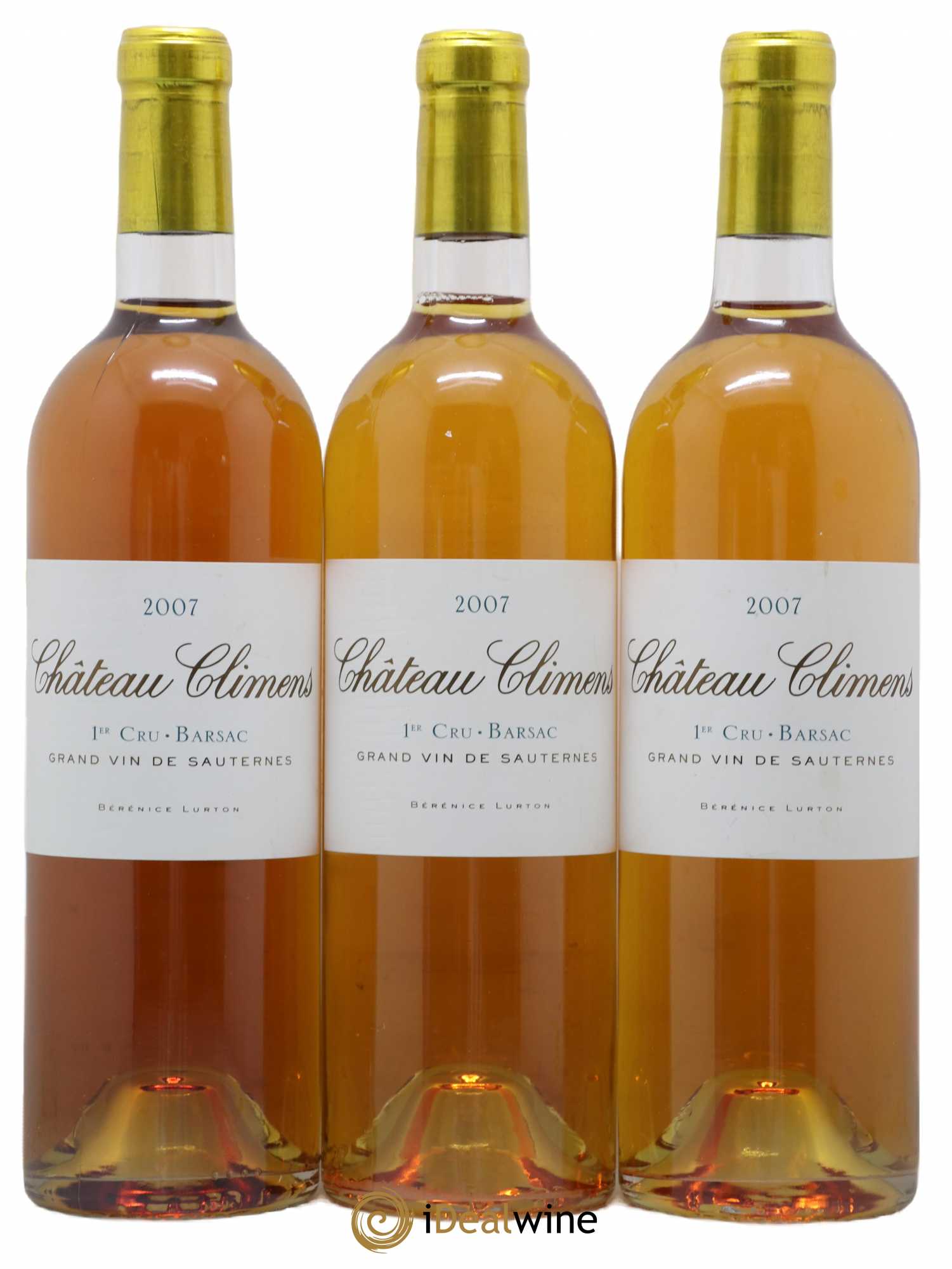 Château Climens 1er Grand Cru Classé 2007 - Lotto di 3 bottiglie - 0