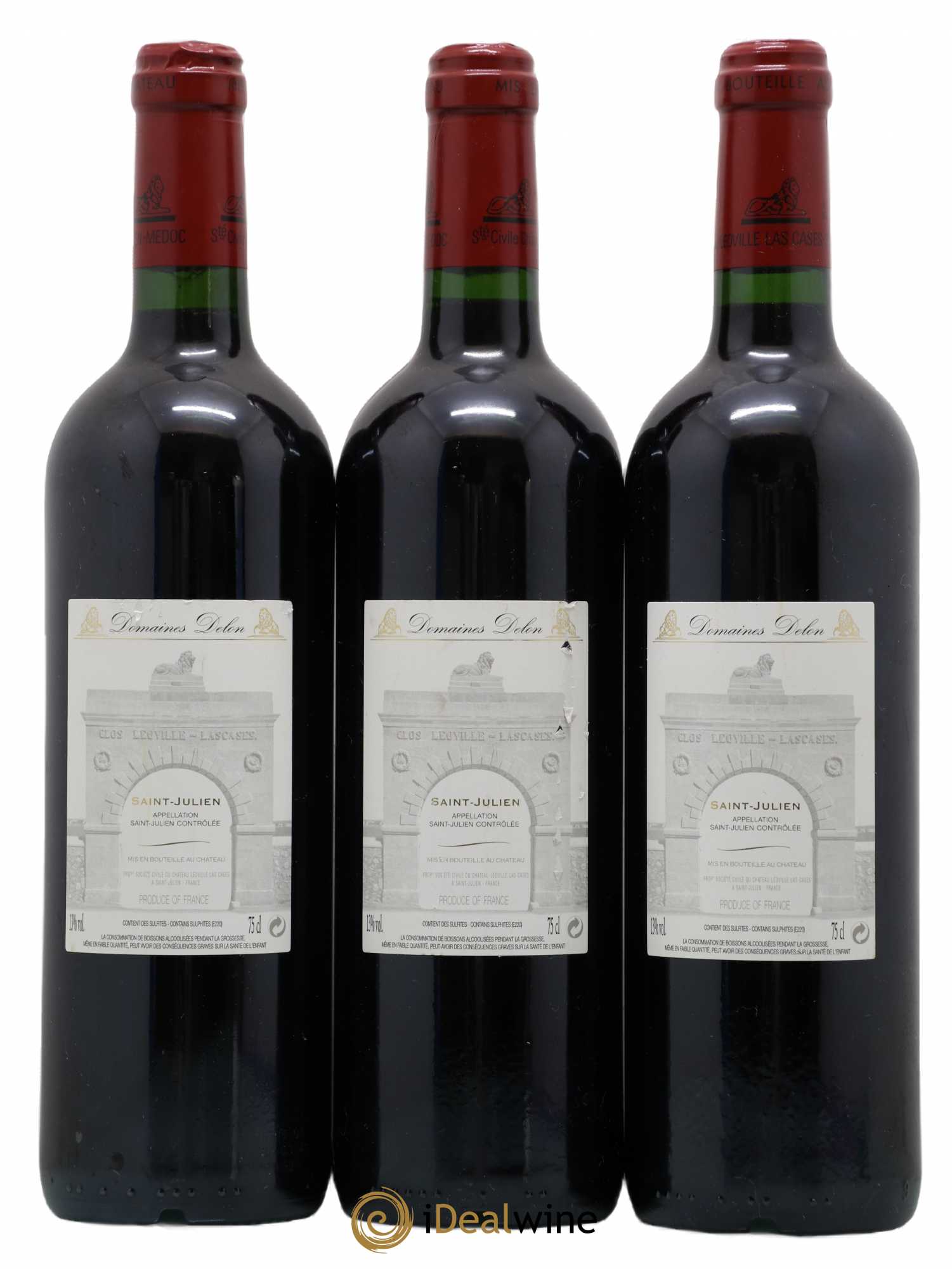 Château Léoville Las Cases 2ème Grand Cru Classé 2006 - Lot de 3 bouteilles - 1