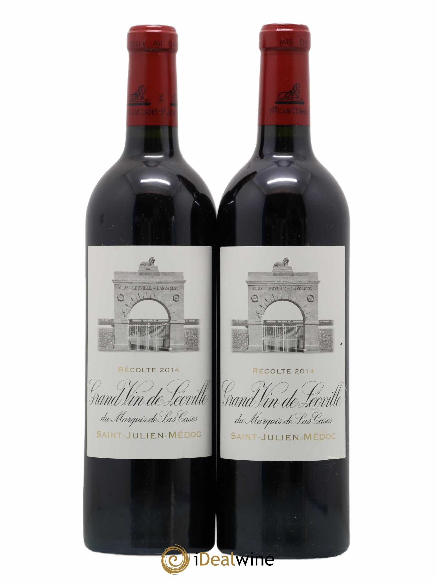 Château Léoville Las Cases 2ème Grand Cru Classé 2014 - Lot de 2 bouteilles - 0