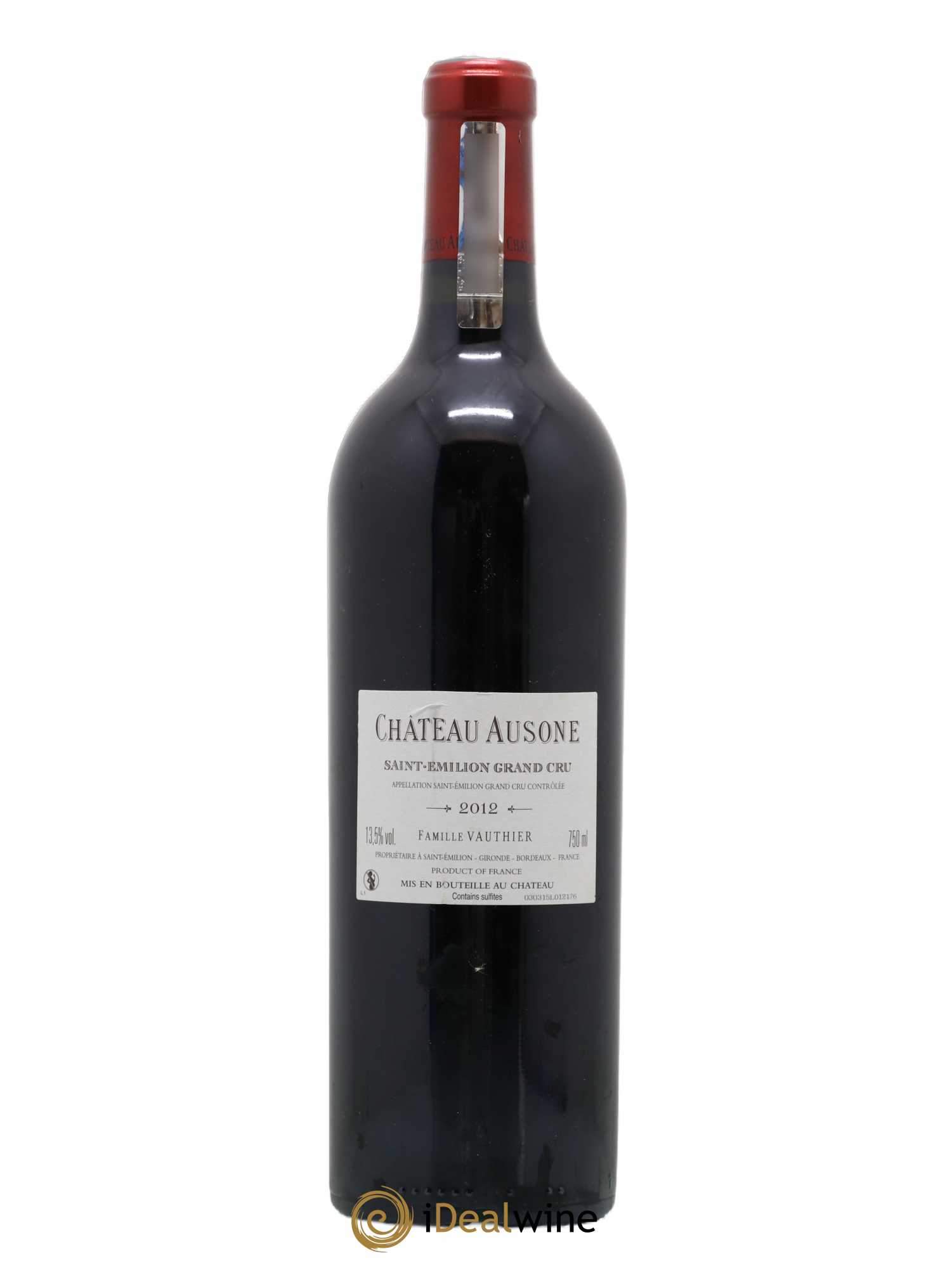 Château Ausone 1er Grand Cru Classé A 2012 - Lot de 1 bouteille - 1