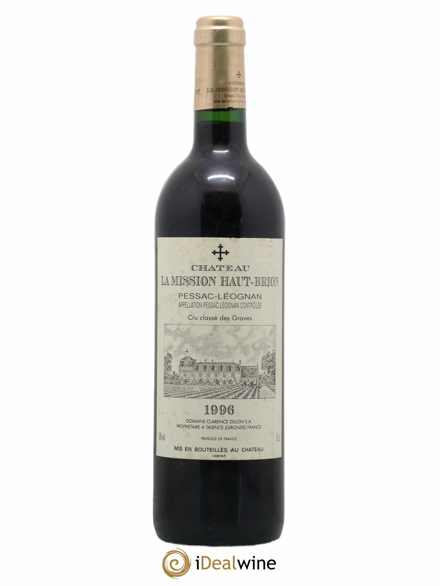 Château la Mission Haut-Brion Cru Classé de Graves 1996 - Lot de 1 bouteille - 0