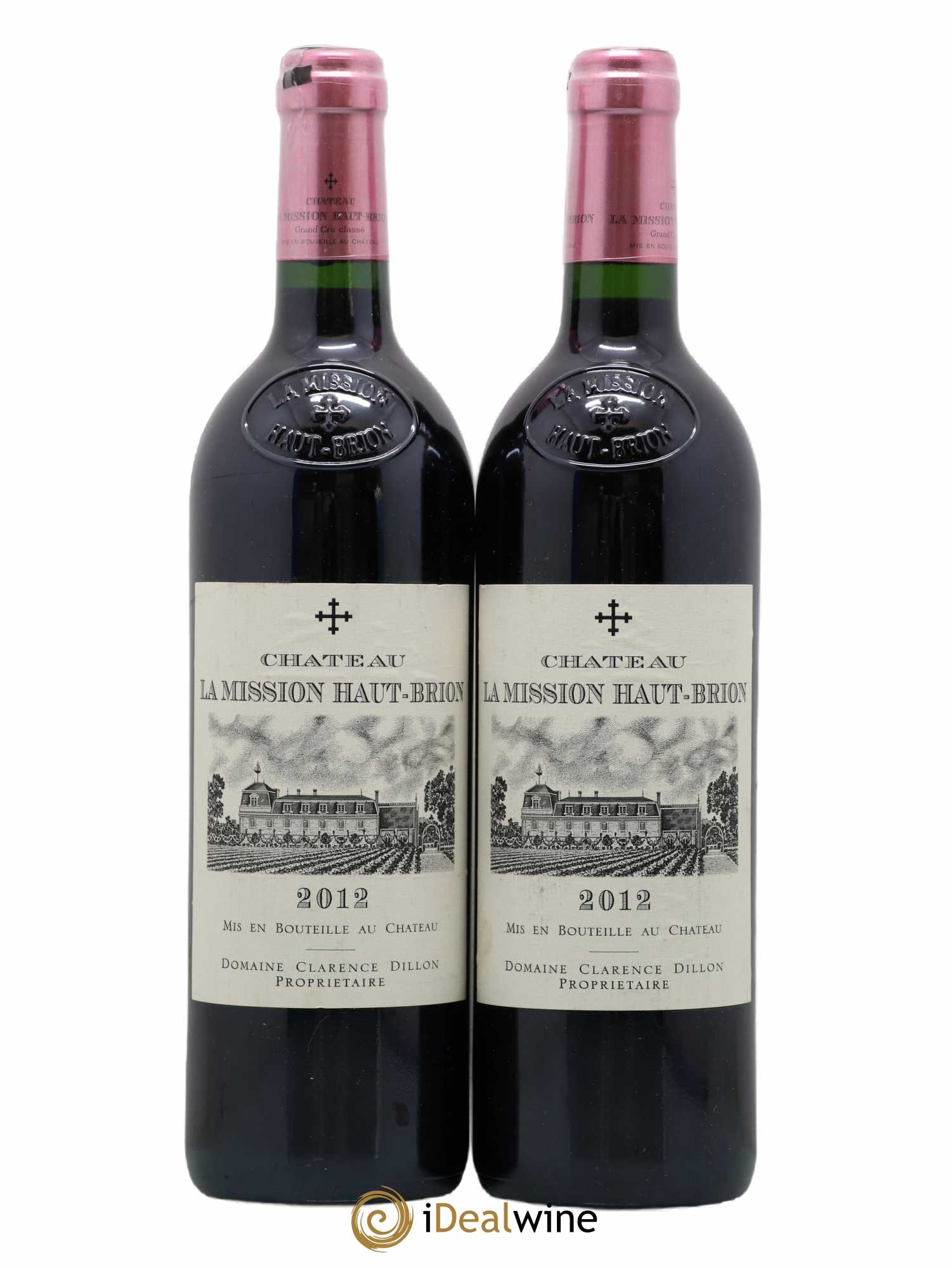 Château la Mission Haut-Brion Cru Classé de Graves 2012 - Lot de 2 bouteilles - 0