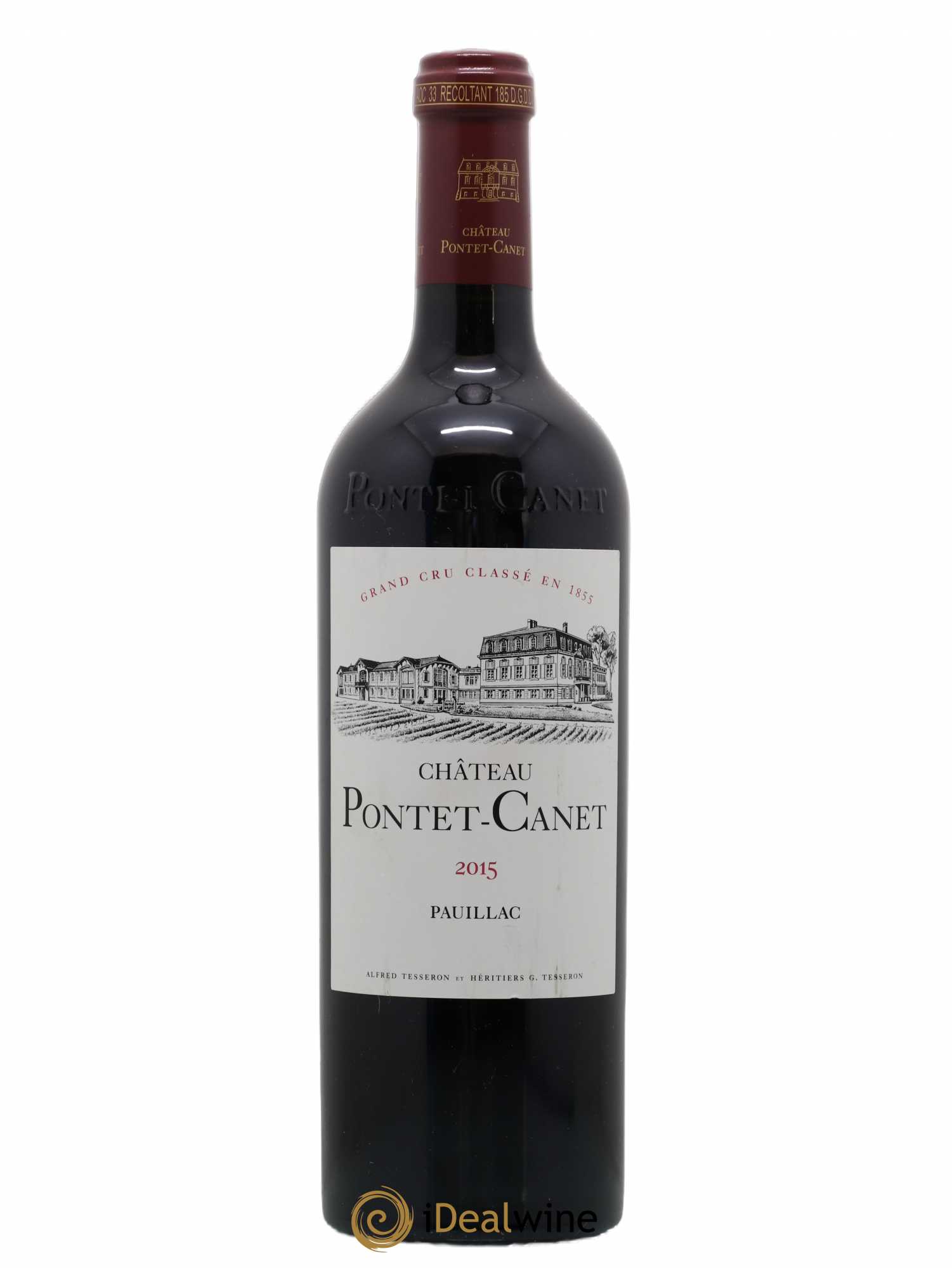 Château Pontet Canet 5ème Grand Cru Classé 2015 - Lot de 1 bouteille - 0