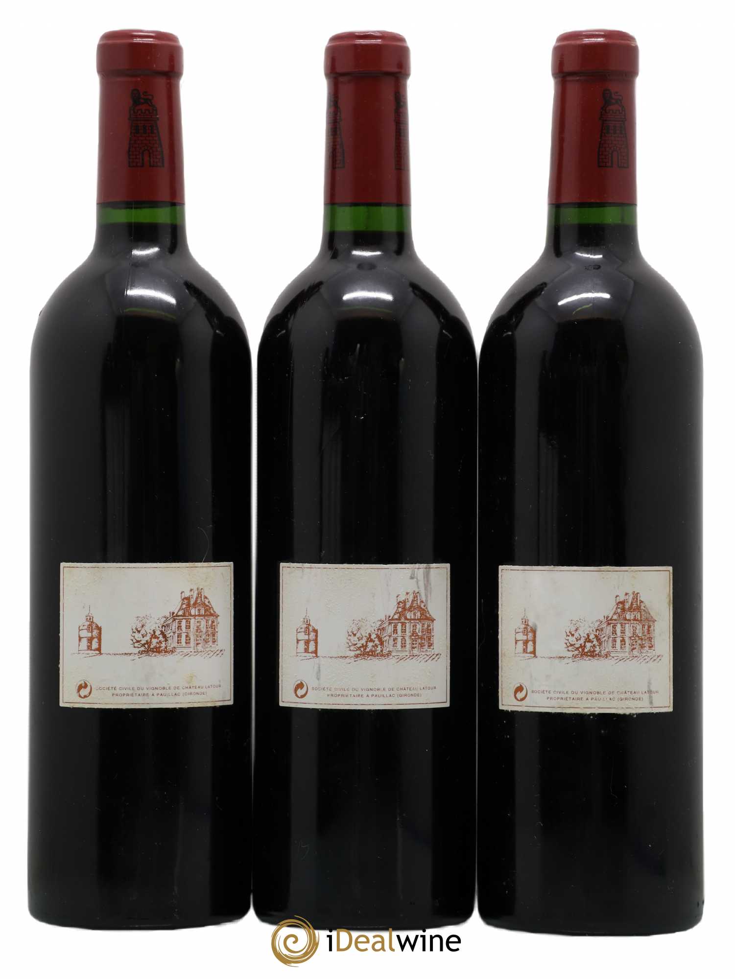 Château Latour 1er Grand Cru Classé 1997 - Lot de 3 bouteilles - 1