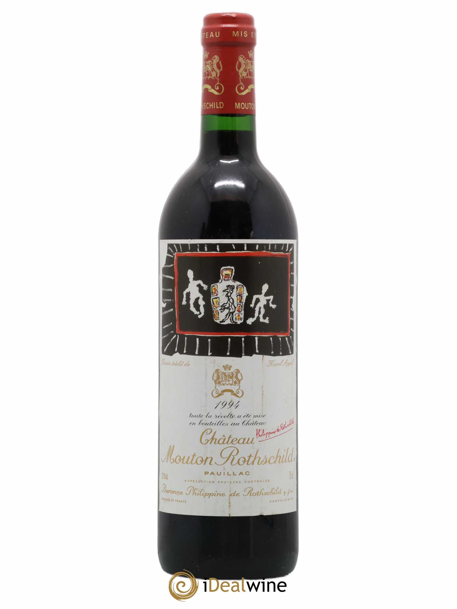 Château Mouton Rothschild 1er Grand Cru Classé 1994 - Lot de 1 bouteille - 0